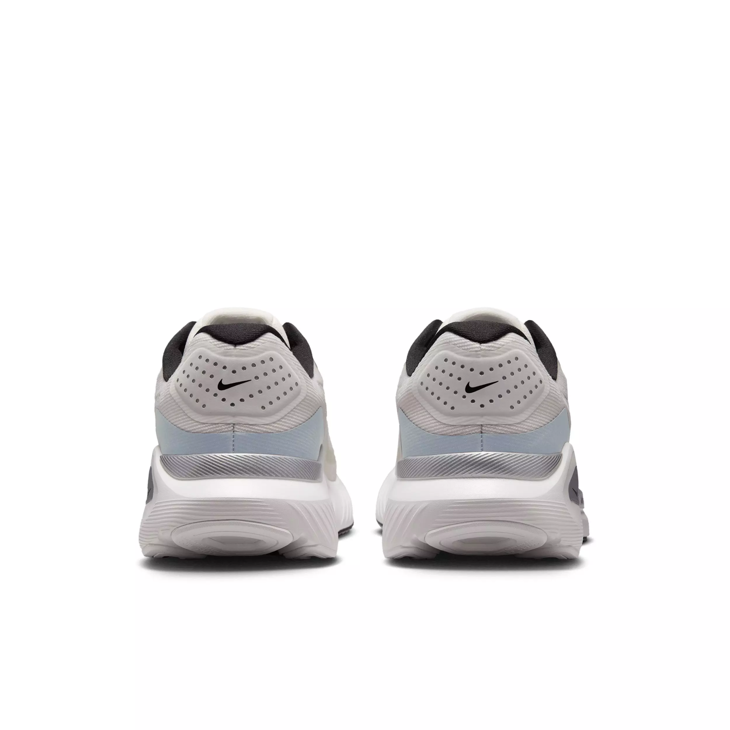 Nike Structure 26 "Summit White/Black/White/Metallic Silver" Men's Running Shoe - WHITE/BLACK/WHITE/SILVER