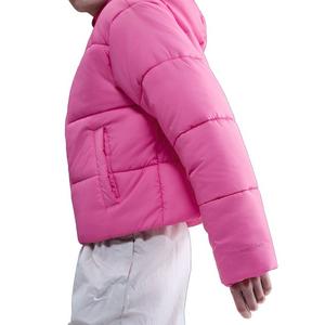 Nike Women's Sportswear Classic Puffer Therma-FIT Loose Hooded Jacket -Pink/White