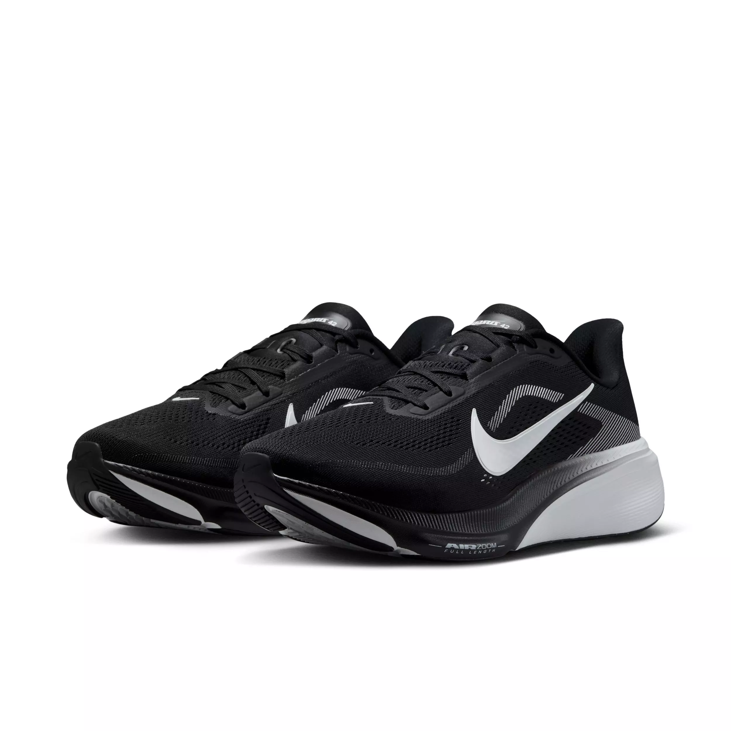 Nike Pegasus 42 "Black/Photon Dust/White" Men's Wide Running Shoe - BLACK/DUST/WHITE