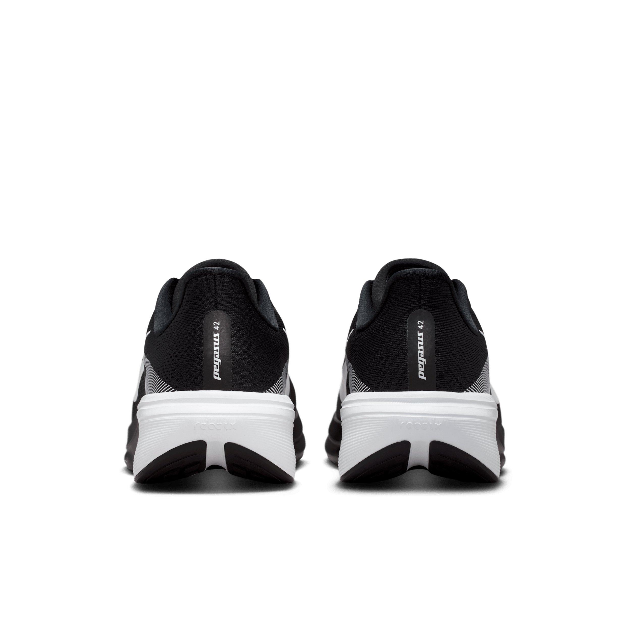 Nike Pegasus 42 "Black/Photon Dust/White" Men's Wide Running Shoe - BLACK/DUST/WHITE Thumbnail View 5