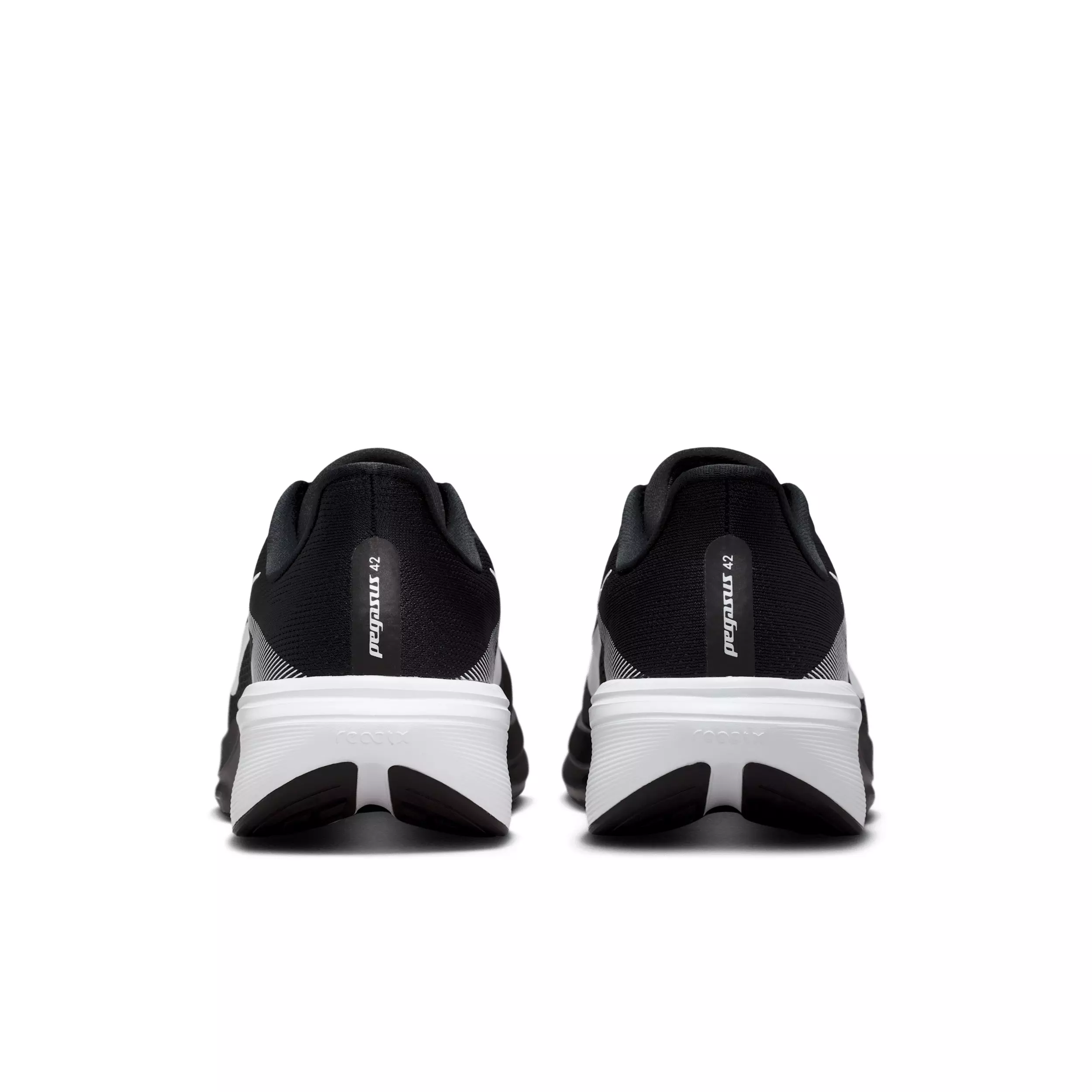 Nike Pegasus 42 "Black/Photon Dust/White" Men's Wide Running Shoe - BLACK/DUST/WHITE