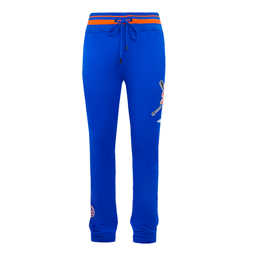 Pro Standard Men's MLB New York Mets Mashup Rib Sweatpants -Royal/Orange - ROYAL/ORANGE Thumbnail View 1