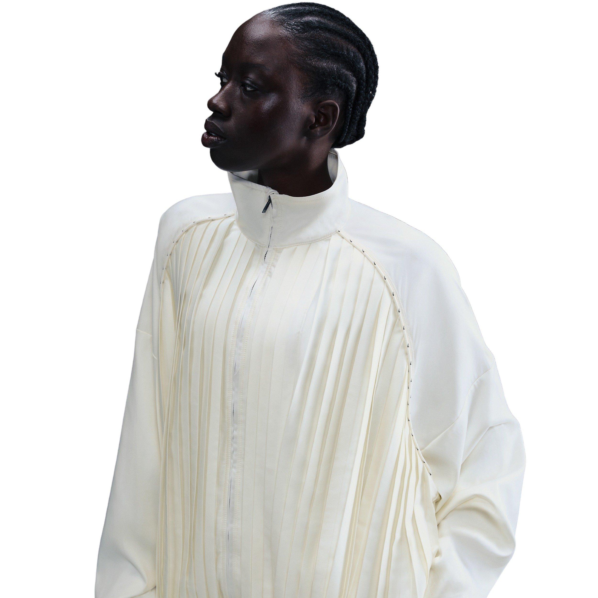 Nike Women's Sportswear Collection Pleated Track Jacket - Sail - SAIL Thumbnail View 1