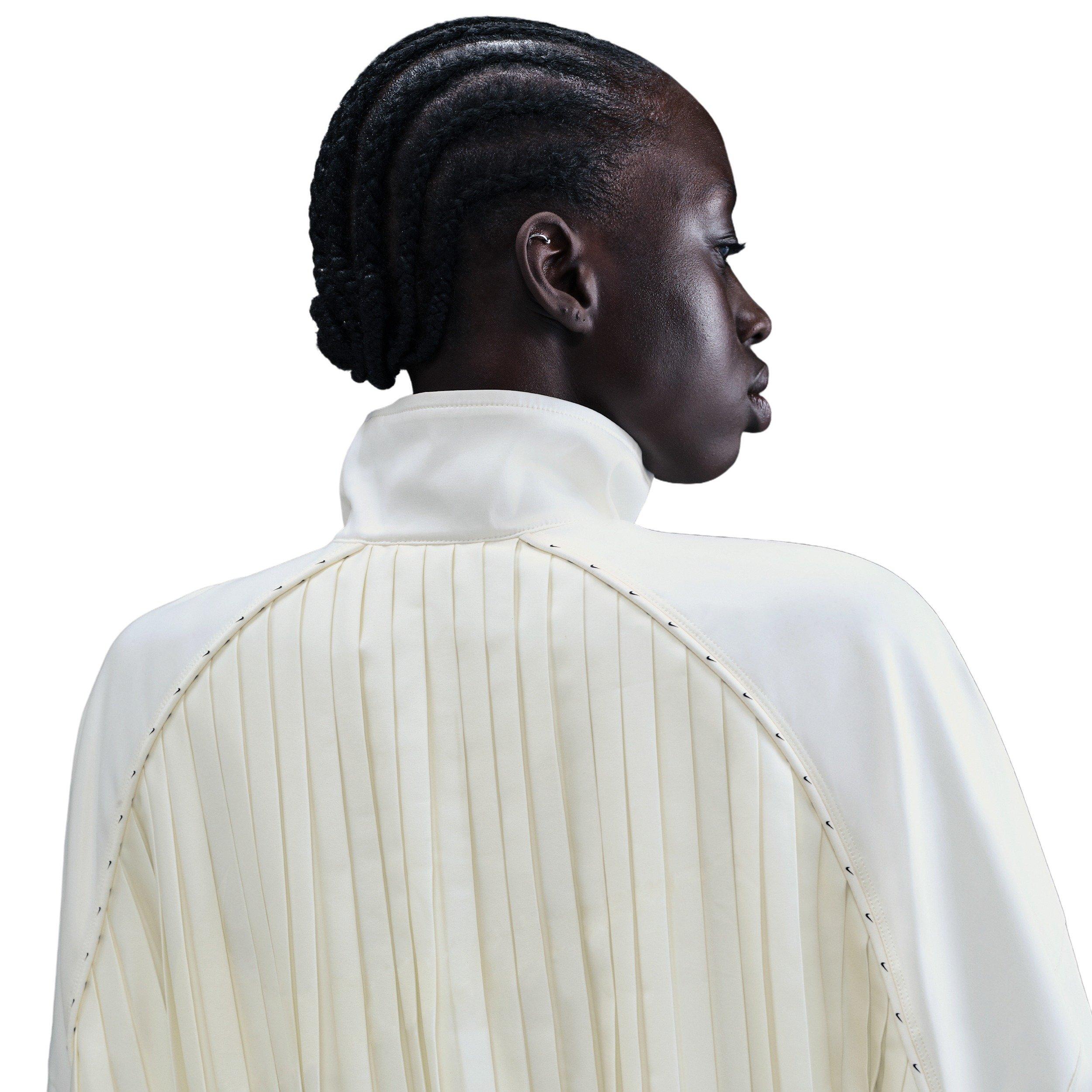 Nike Women's Sportswear Collection Pleated Track Jacket - Sail - SAIL Thumbnail View 2