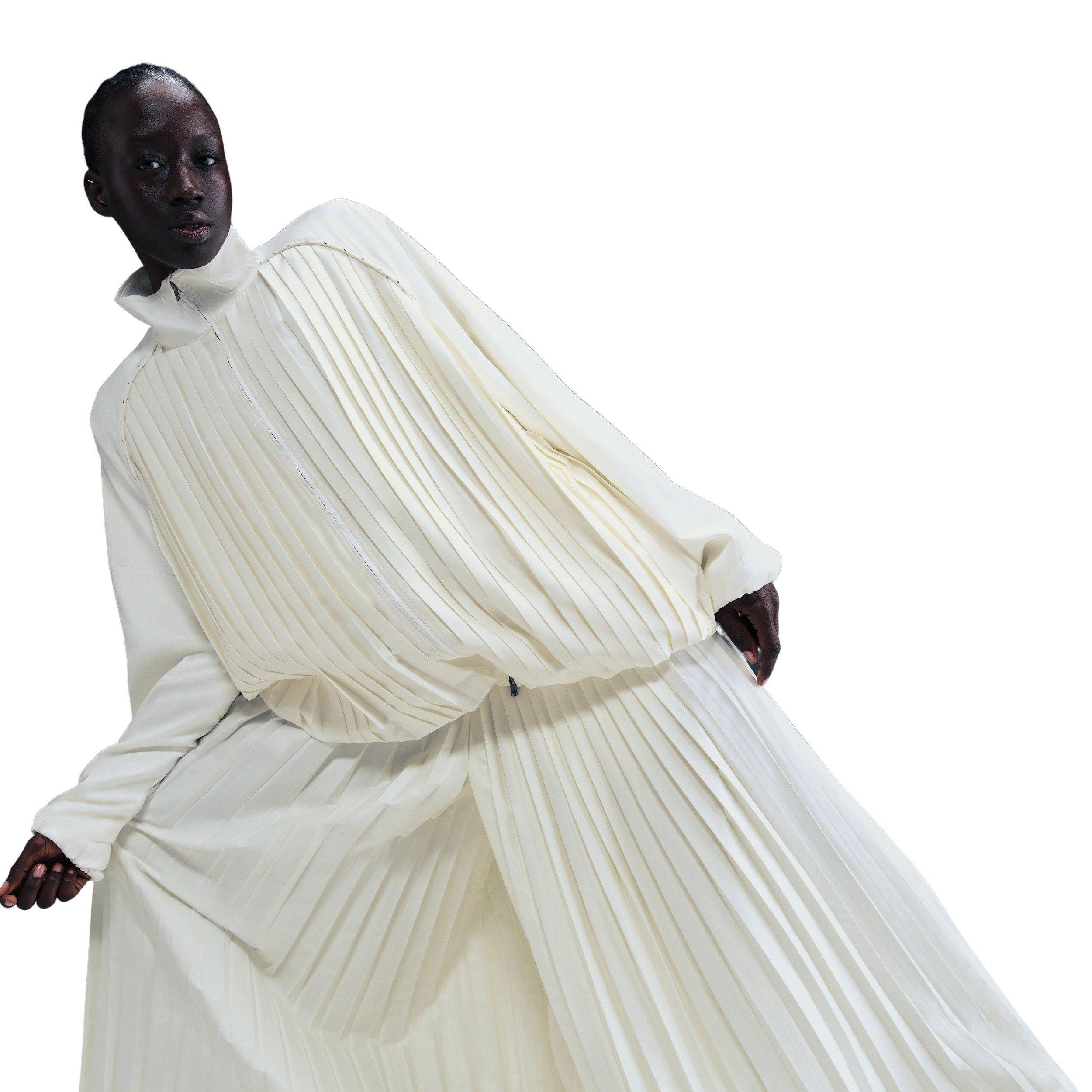 Nike Women's Sportswear Collection Pleated Track Jacket - Sail - SAIL Thumbnail View 3