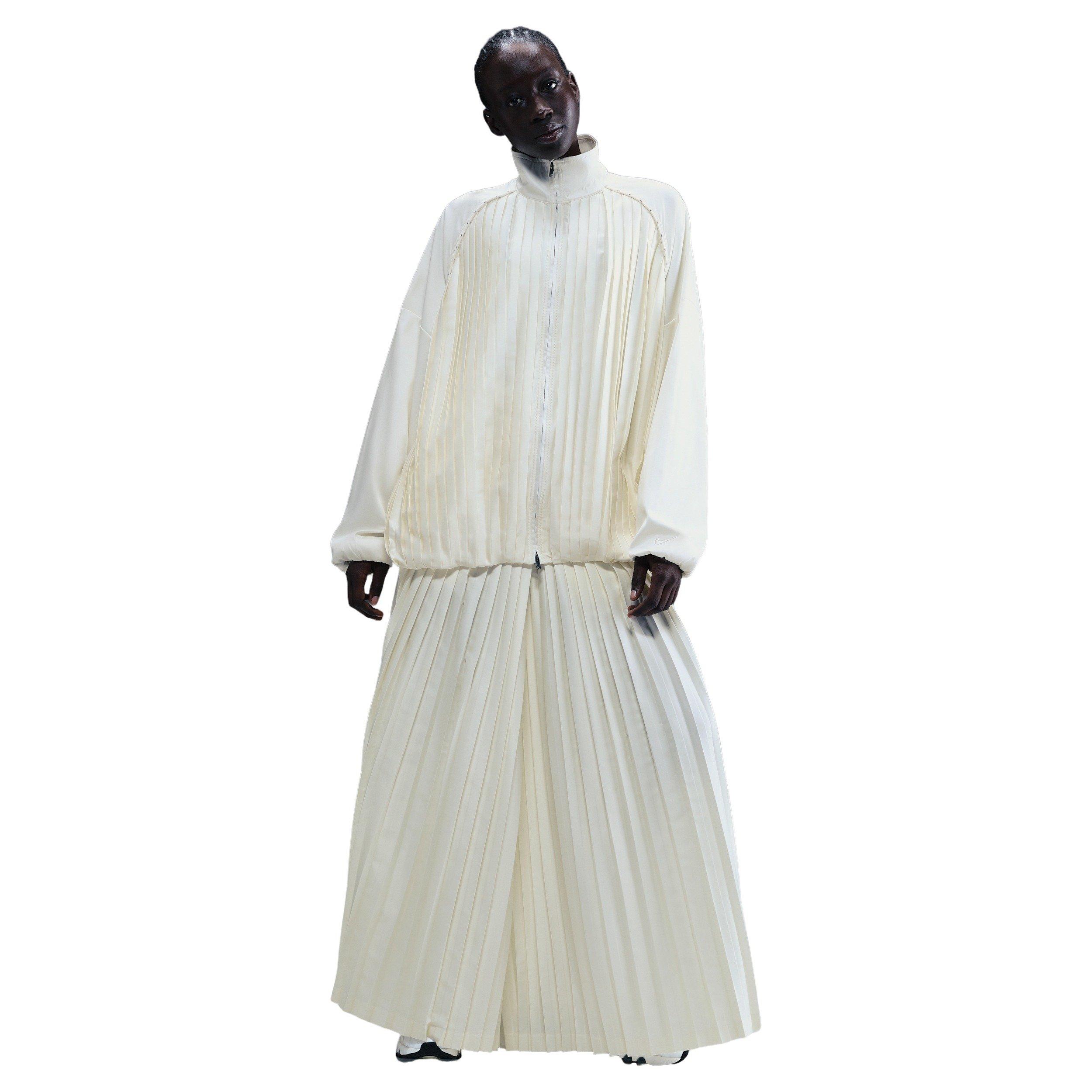 Nike Women's Sportswear Collection Pleated Track Jacket - Sail - SAIL Thumbnail View 4