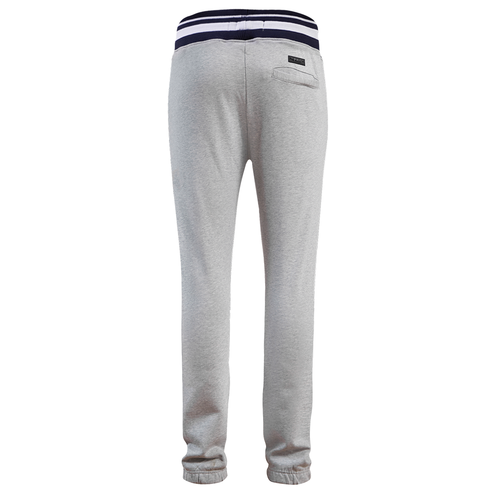 Pro Standard Men's MLB New York Yankees Mashup Rib Sweatpants - Grey/Navy - GREY/NAVY Thumbnail View 2