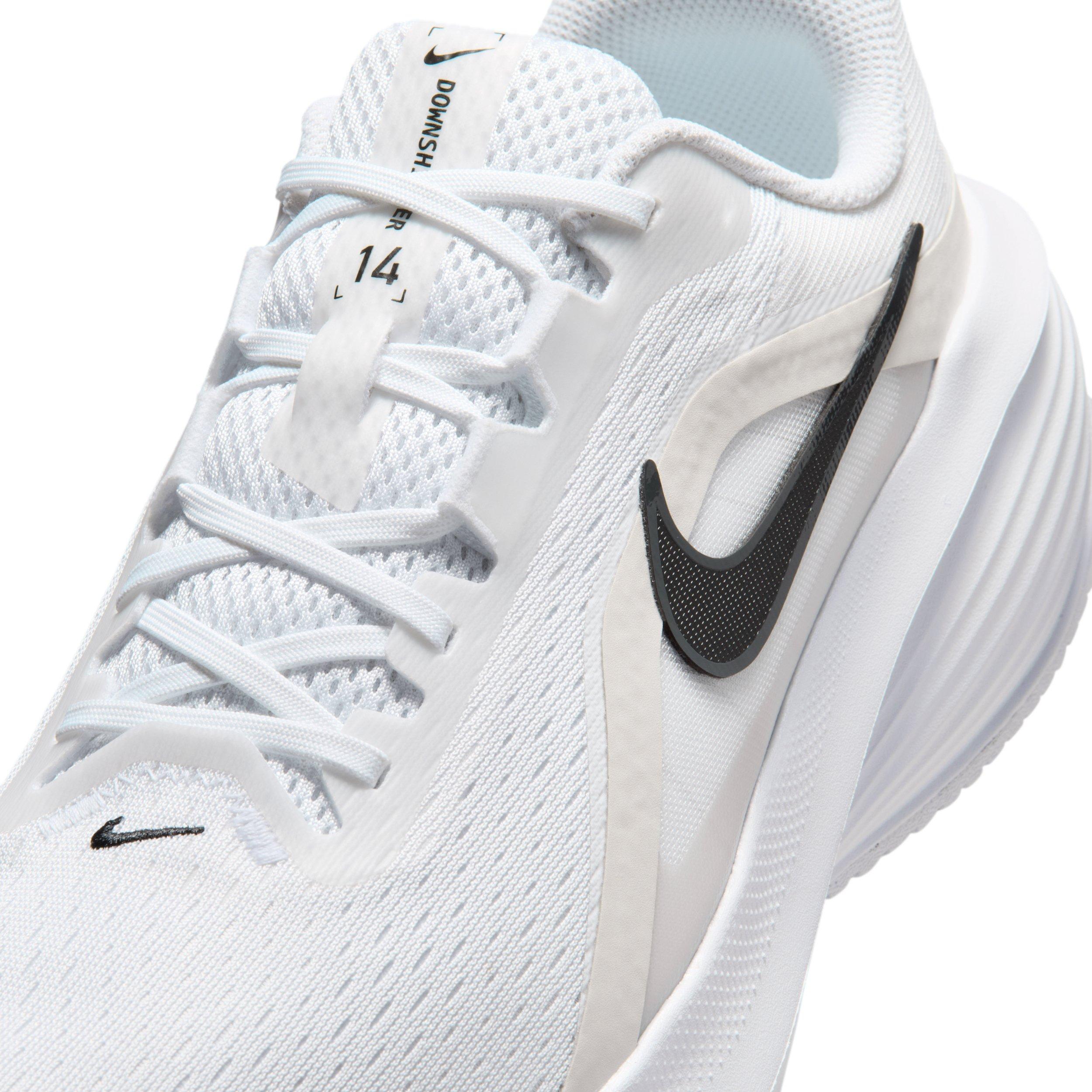Nike Downshifter 14 "White/Platinum Tint/Anthracite/Black" Men's Wide Running Shoe - WHITE/PLATINUM/ANTHRACITE/BLACK Thumbnail View 7