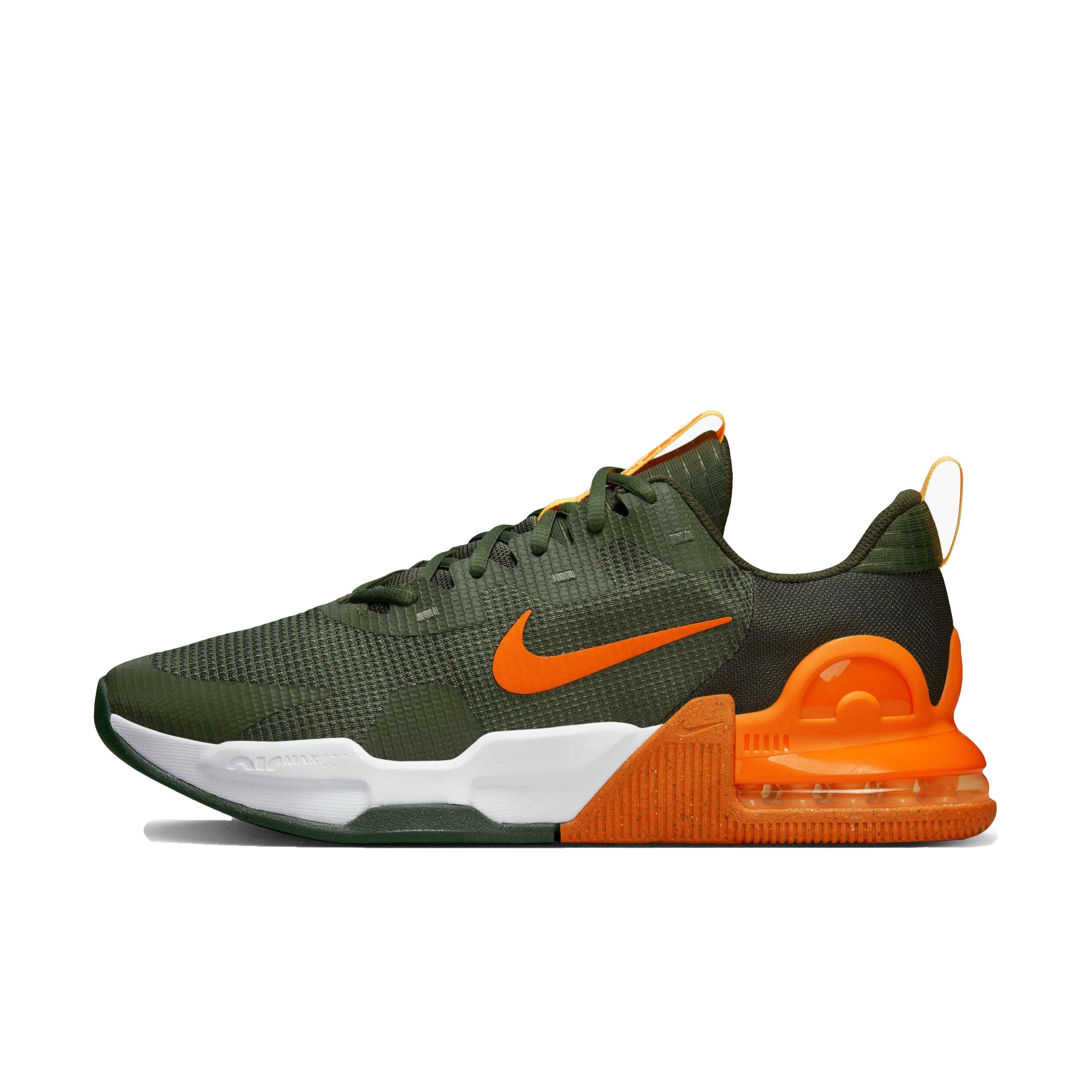 Nike Air Max Alpha Trainer 5 "Cargo Khaki/Safety Orange/Sequoia" Men's Training Shoe - BROWN Thumbnail View 2
