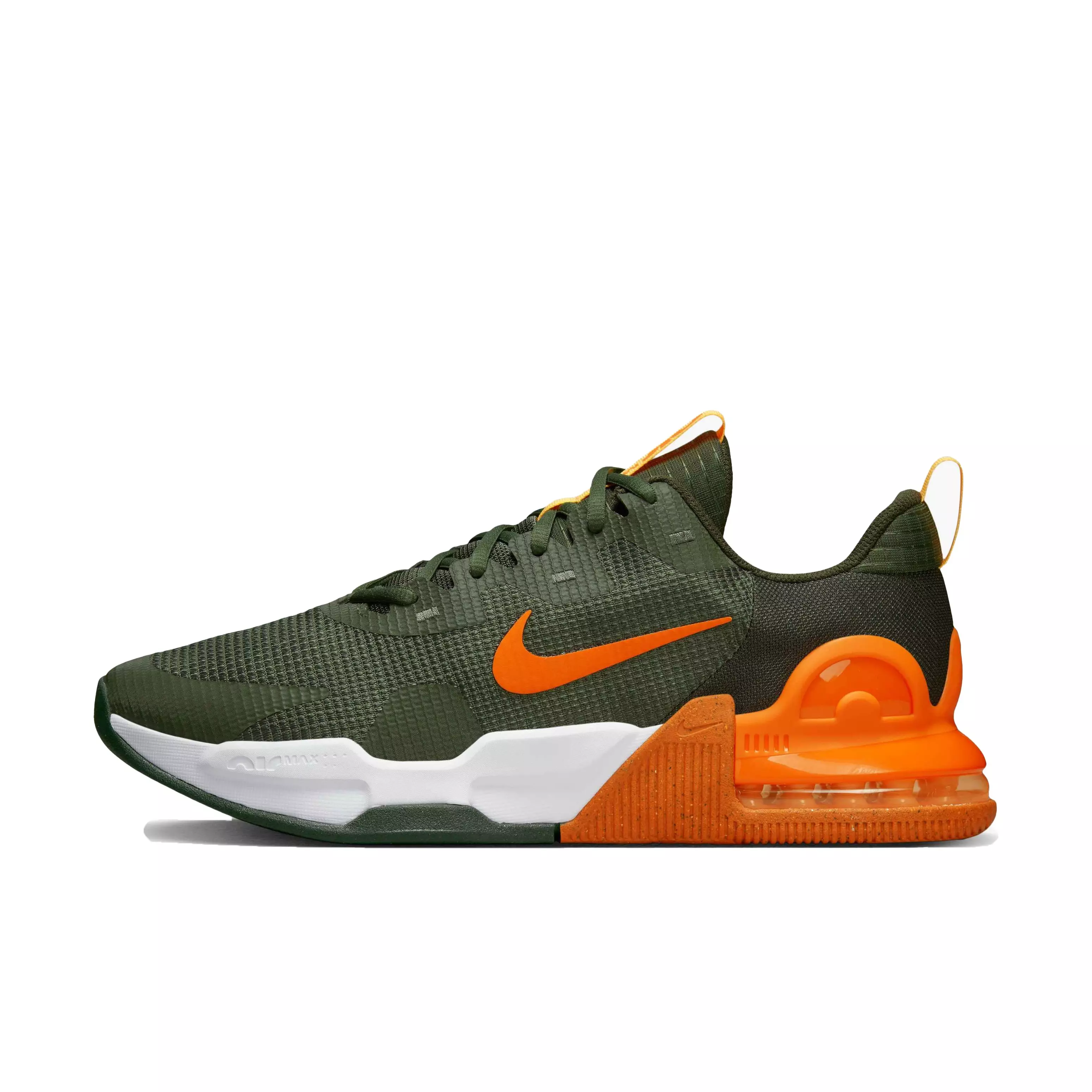 Nike Air Max Alpha Trainer 5 "Cargo Khaki/Safety Orange/Sequoia" Men's Training Shoe - BROWN