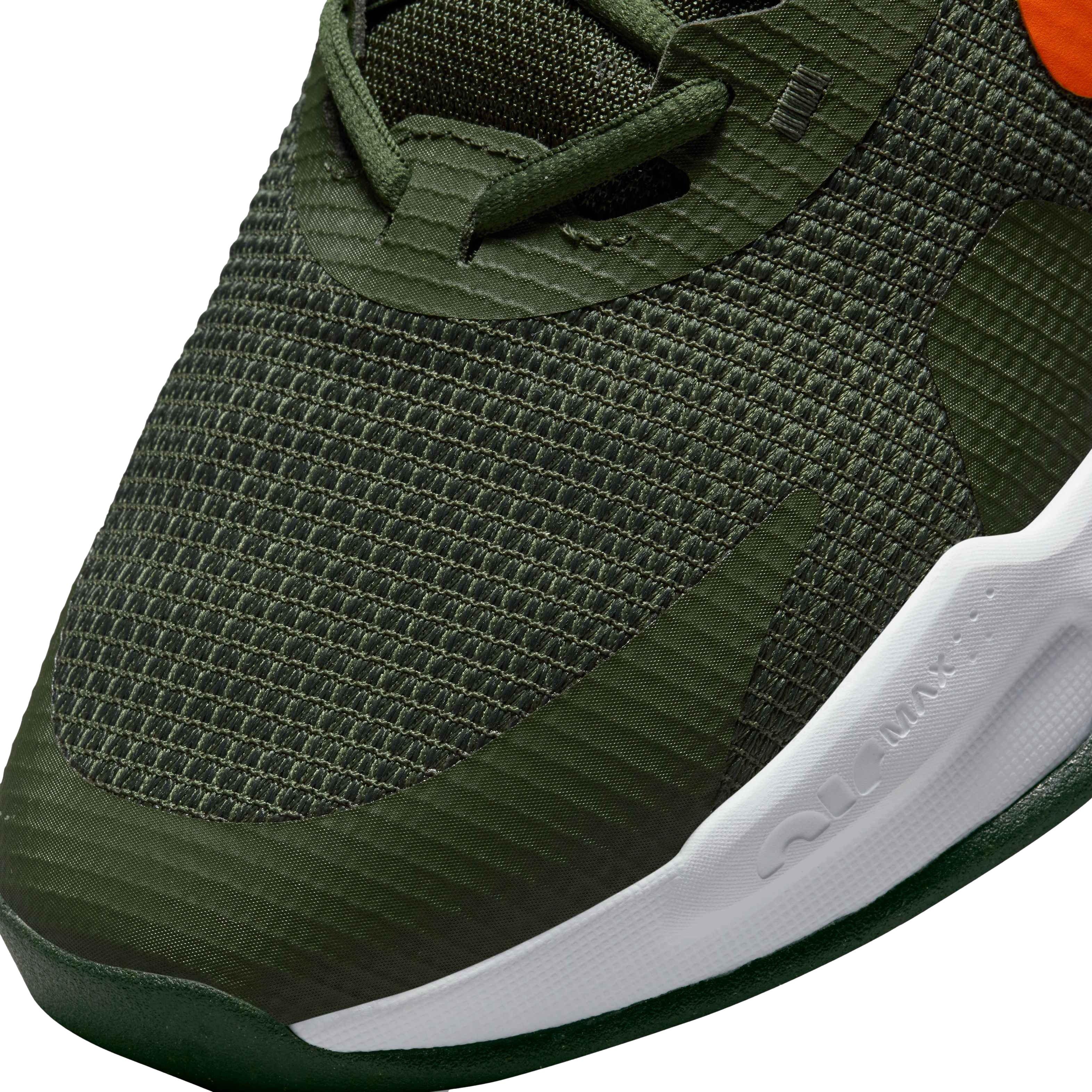 Nike Air Max Alpha Trainer 5 "Cargo Khaki/Safety Orange/Sequoia" Men's Training Shoe - BROWN Thumbnail View 7