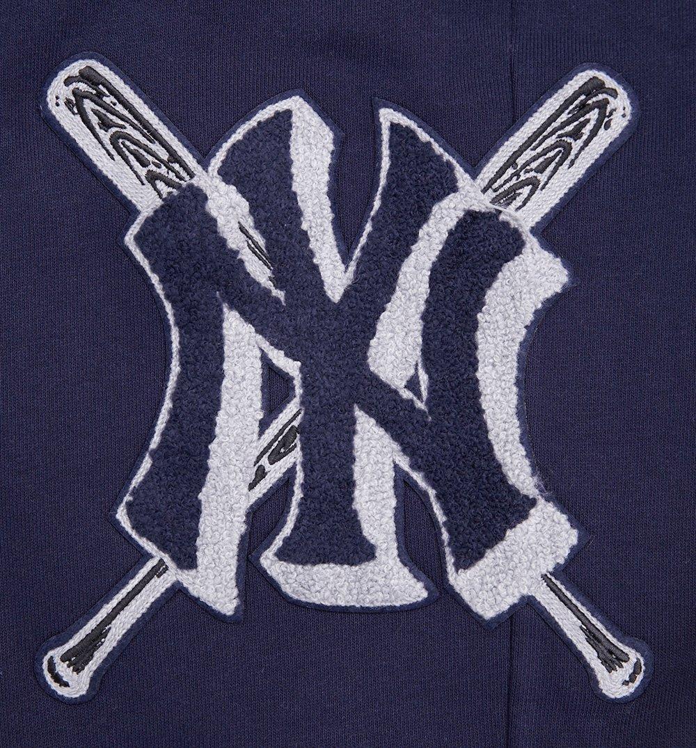 Pro Standard Men's MLB New York Yankees Mashup Rib Sweatpants - Navy - NAVY Thumbnail View 5