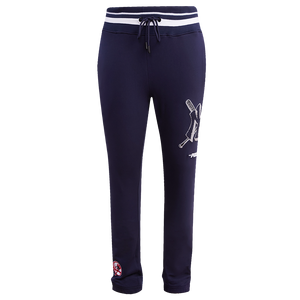 Pro Standard Men's MLB New York Yankees Mashup Rib Sweatpants -Navy