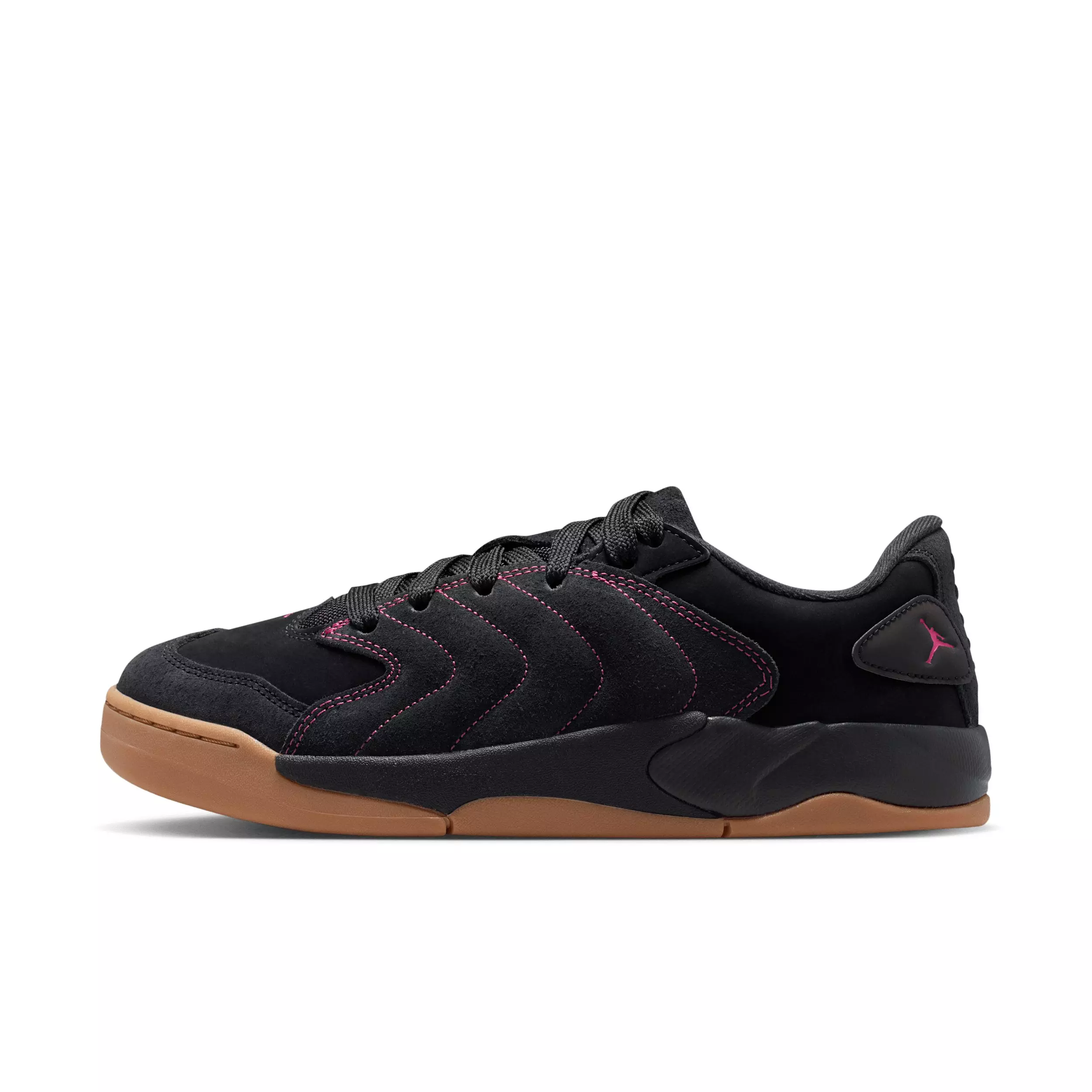 Jordan Session "Black/Pinksicle/Gum Medium Brown/Sweet Beet" Men's Shoe - BLACK/PINKSICLE/MD BROWN/BEET