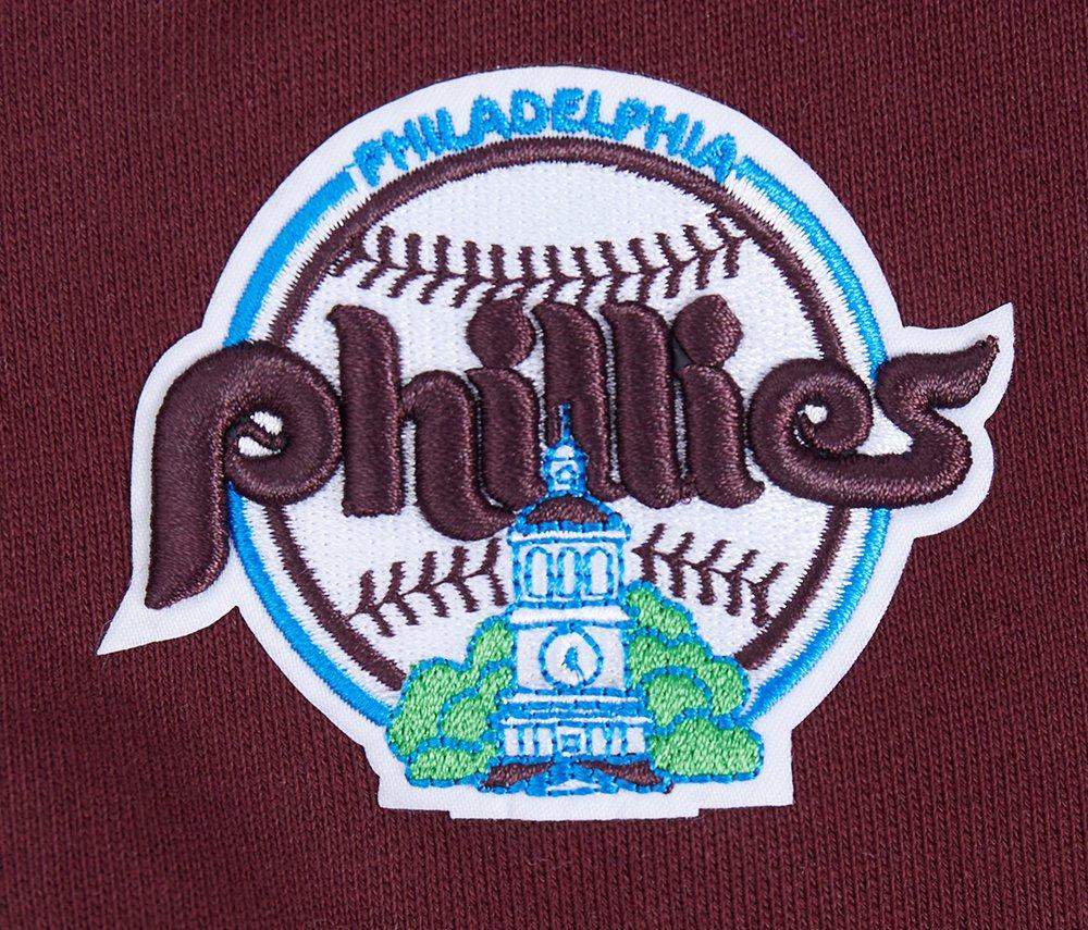 Pro Standard Men's MLB Philadelphia Phillies Retro Mashup Rib Sweatpants - Wine - WINE Thumbnail View 6