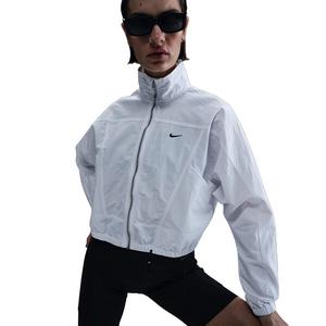 Nike Women's Sportswear Everything Woven Oversized Repel UV Protection Jacket -White/Black