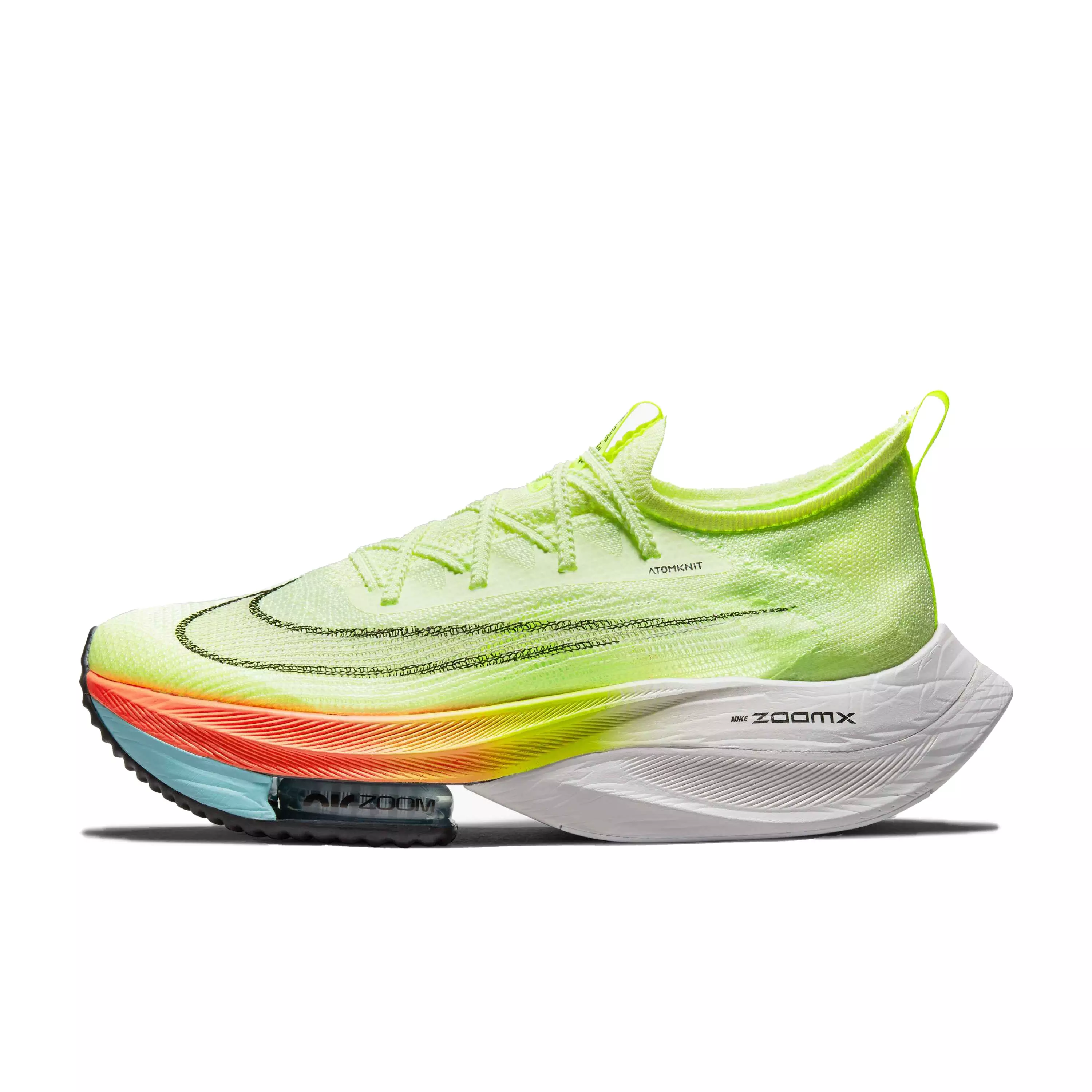 Nike Air Zoom Alphafly NEXT% "Barely Volt/Black/Hyper Orange" Men's Running Shoe - YELLOW