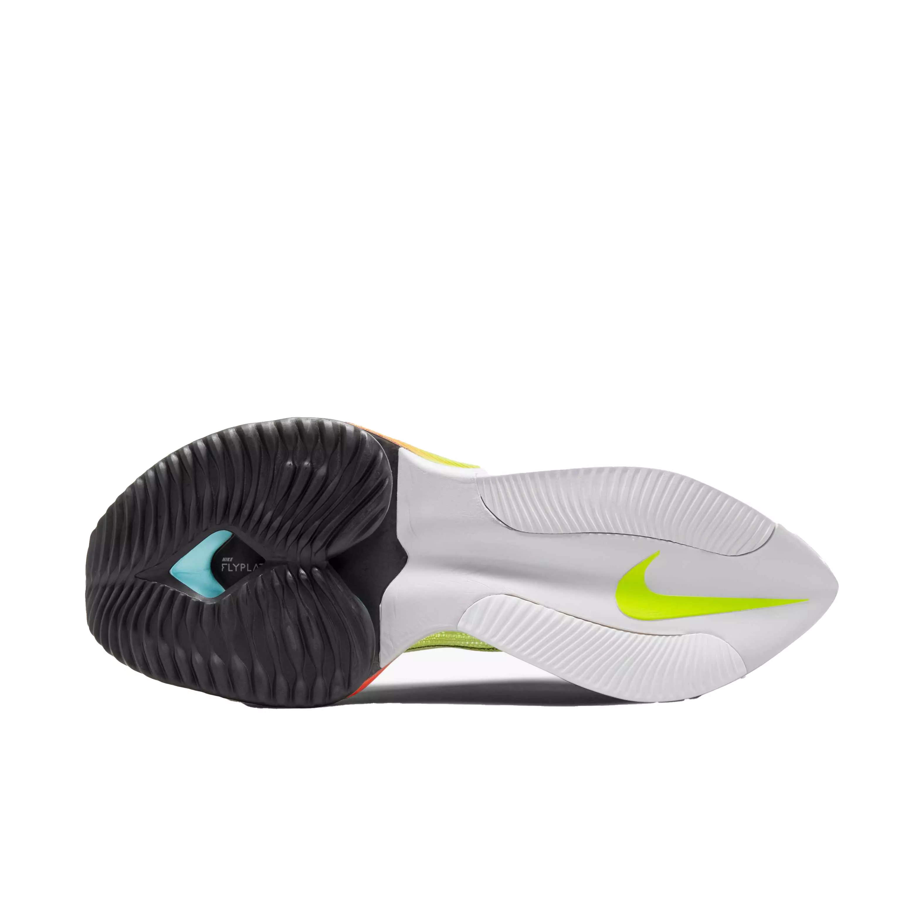 Nike Air Zoom Alphafly NEXT% "Barely Volt/Black/Hyper Orange" Men's Running Shoe - YELLOW