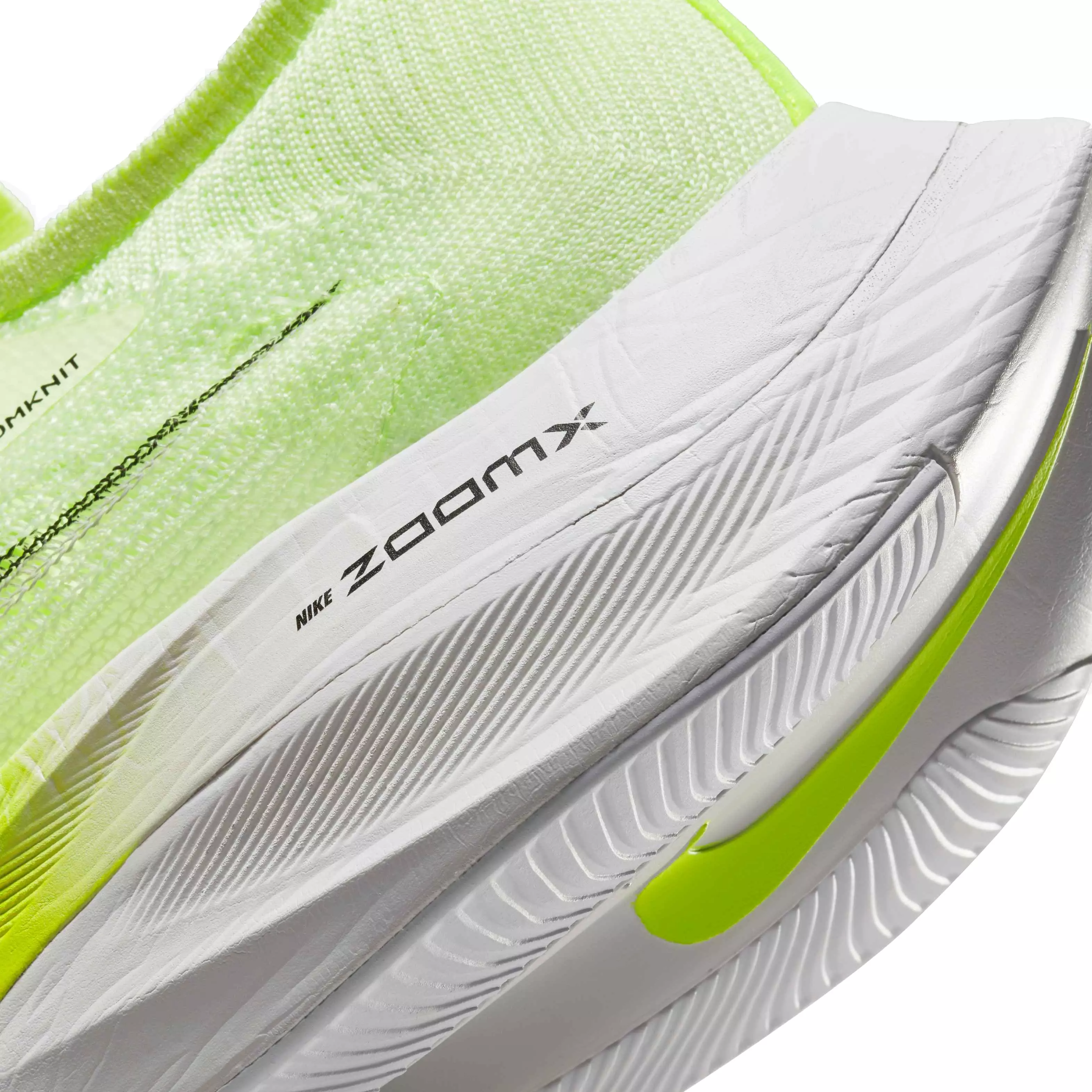 Nike Air Zoom Alphafly NEXT% "Barely Volt/Black/Hyper Orange" Men's Running Shoe - YELLOW