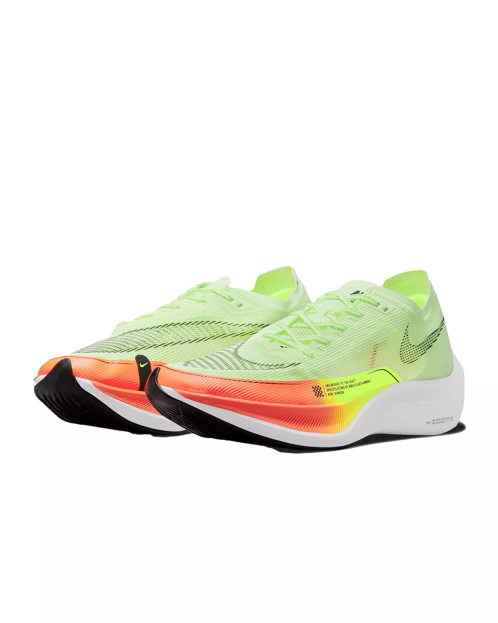 Nike ZoomX Vaporfly Next% 2 "Barely Volt/Hyper Orange/Volt/Black" Men's Running Shoe - YELLOW