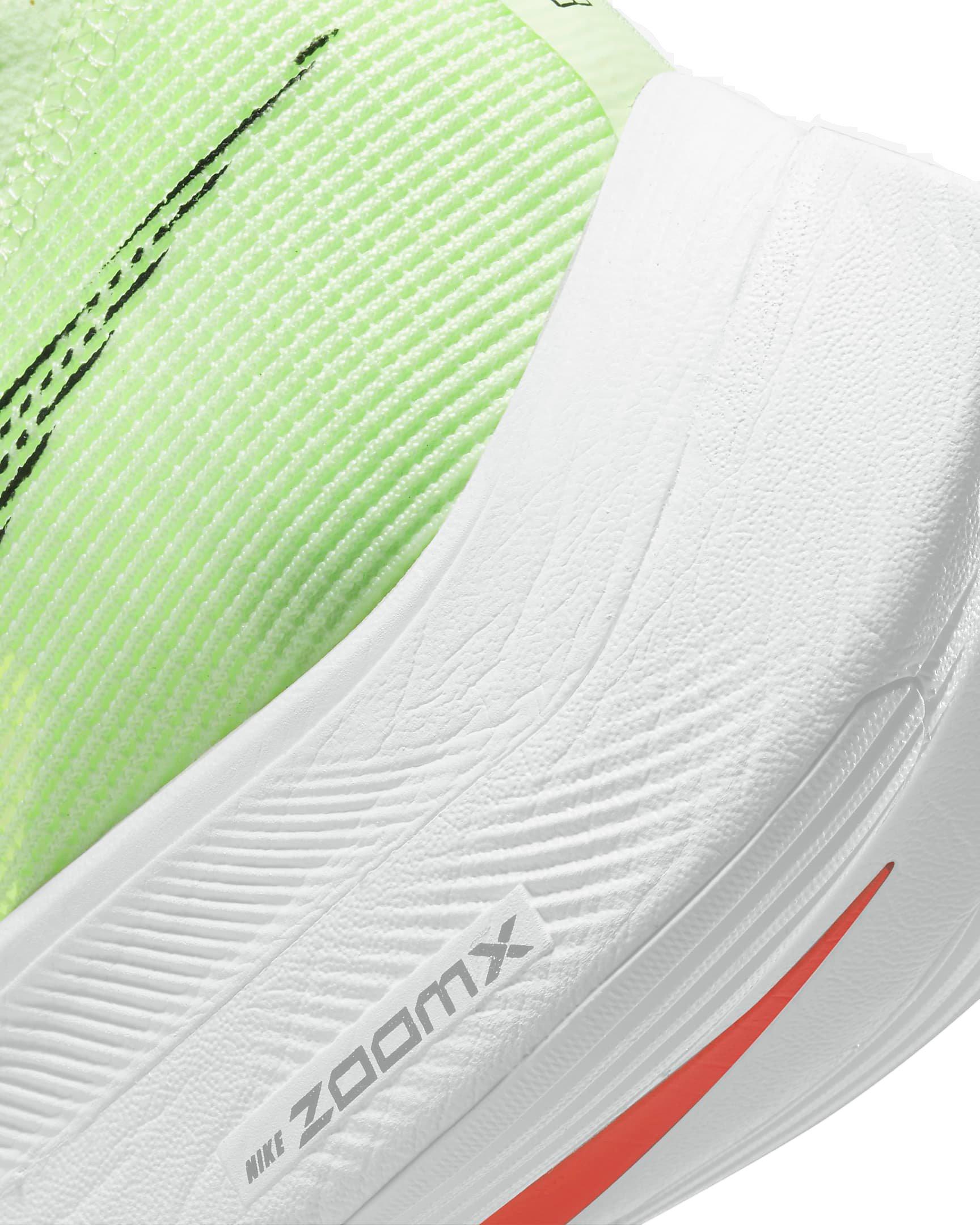 Nike ZoomX Vaporfly Next% 2 "Barely Volt/Hyper Orange/Volt/Black" Men's Running Shoe - YELLOW Thumbnail View 8