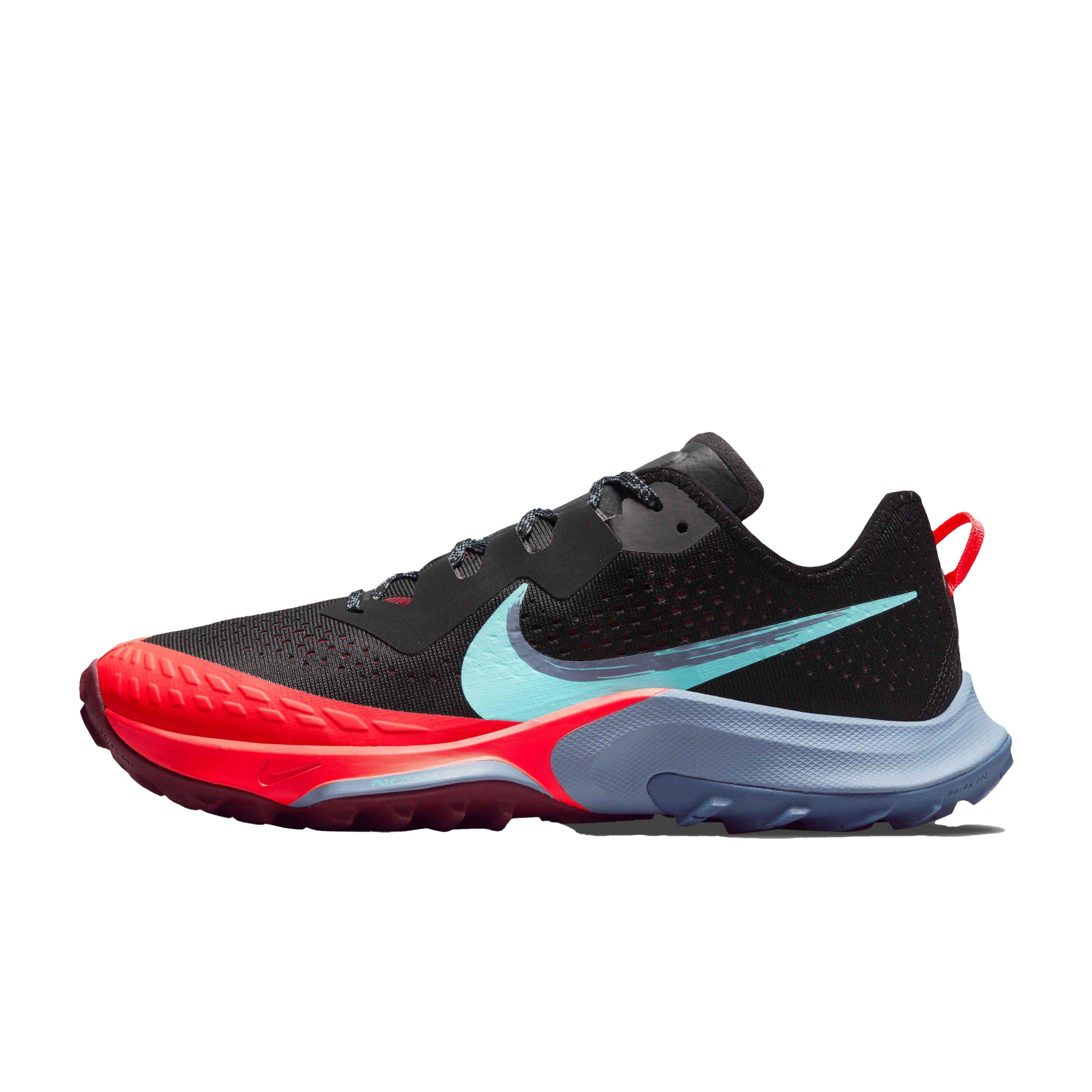 Nike Air Zoom Terra Kiger 7 "Black/Dynamic Turquoise/Dark Beetroot" Men's Running Shoe - BLACK Thumbnail View 2