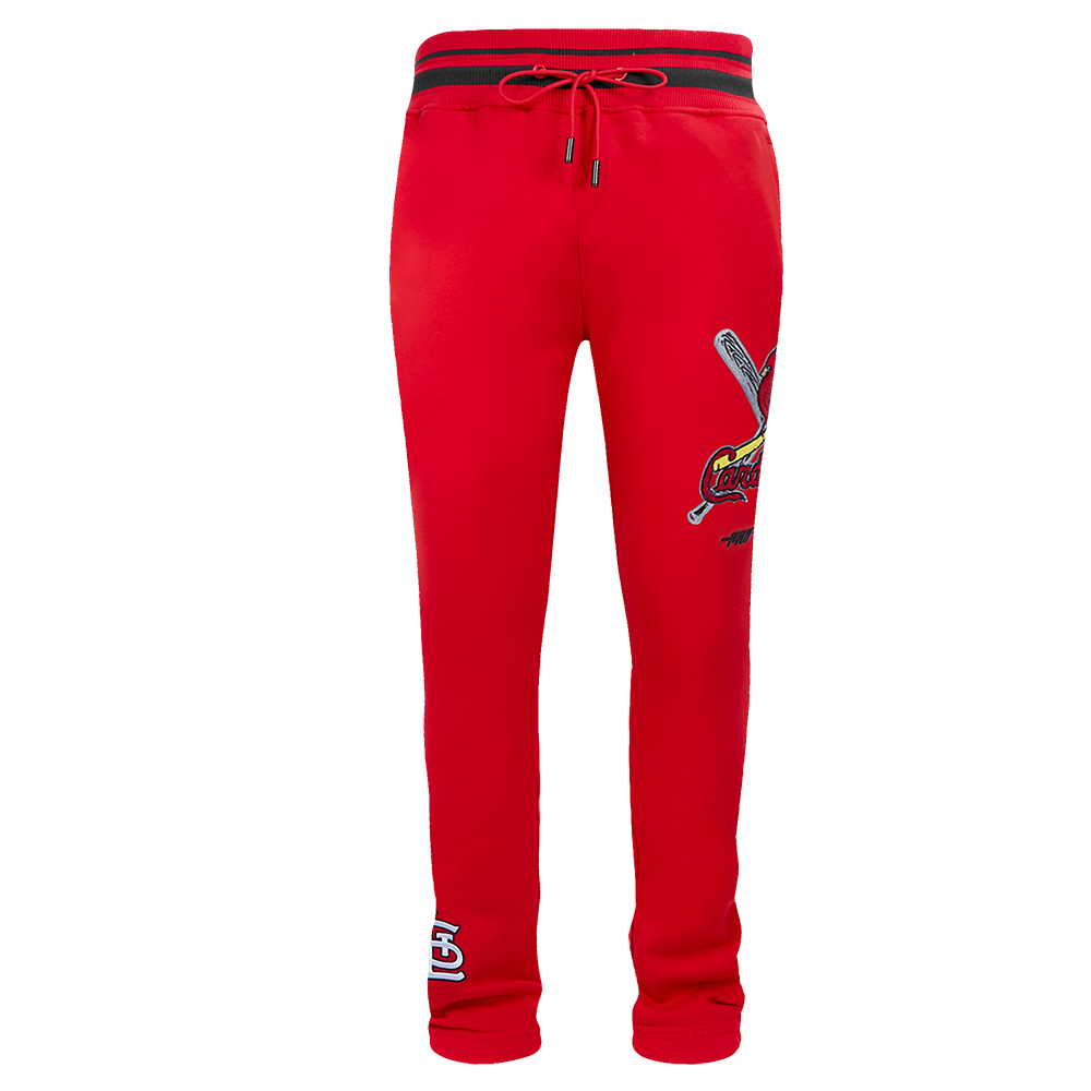 Pro Standard Men's MLB St. Louis Cardinals Mashup Rib Sweatpants -Red/Navy - RED/NAVY Thumbnail View 1