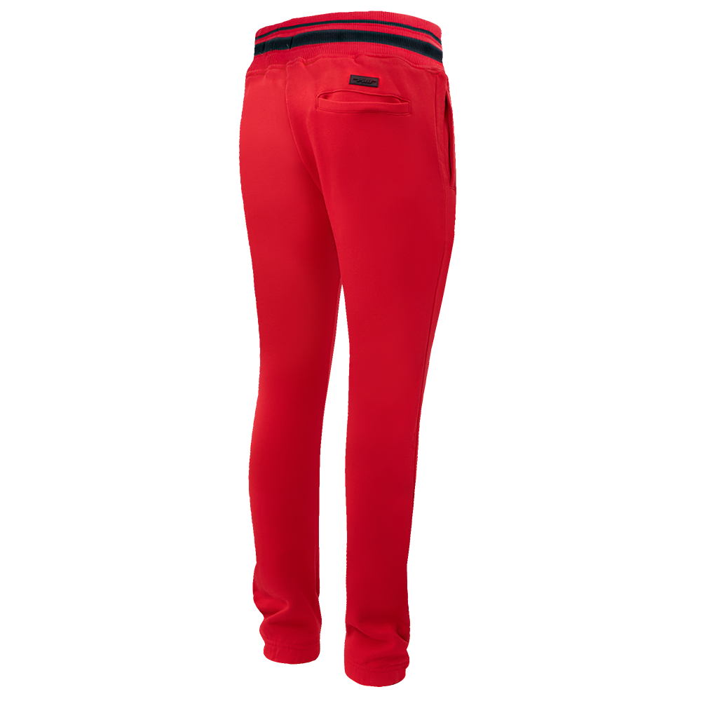 Pro Standard Men's MLB St. Louis Cardinals Mashup Rib Sweatpants - Red/Navy - RED/NAVY Thumbnail View 4