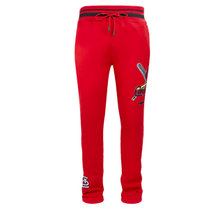 Pro Standard Men's MLB St. Louis Cardinals Mashup Rib Sweatpants -Red/Navy