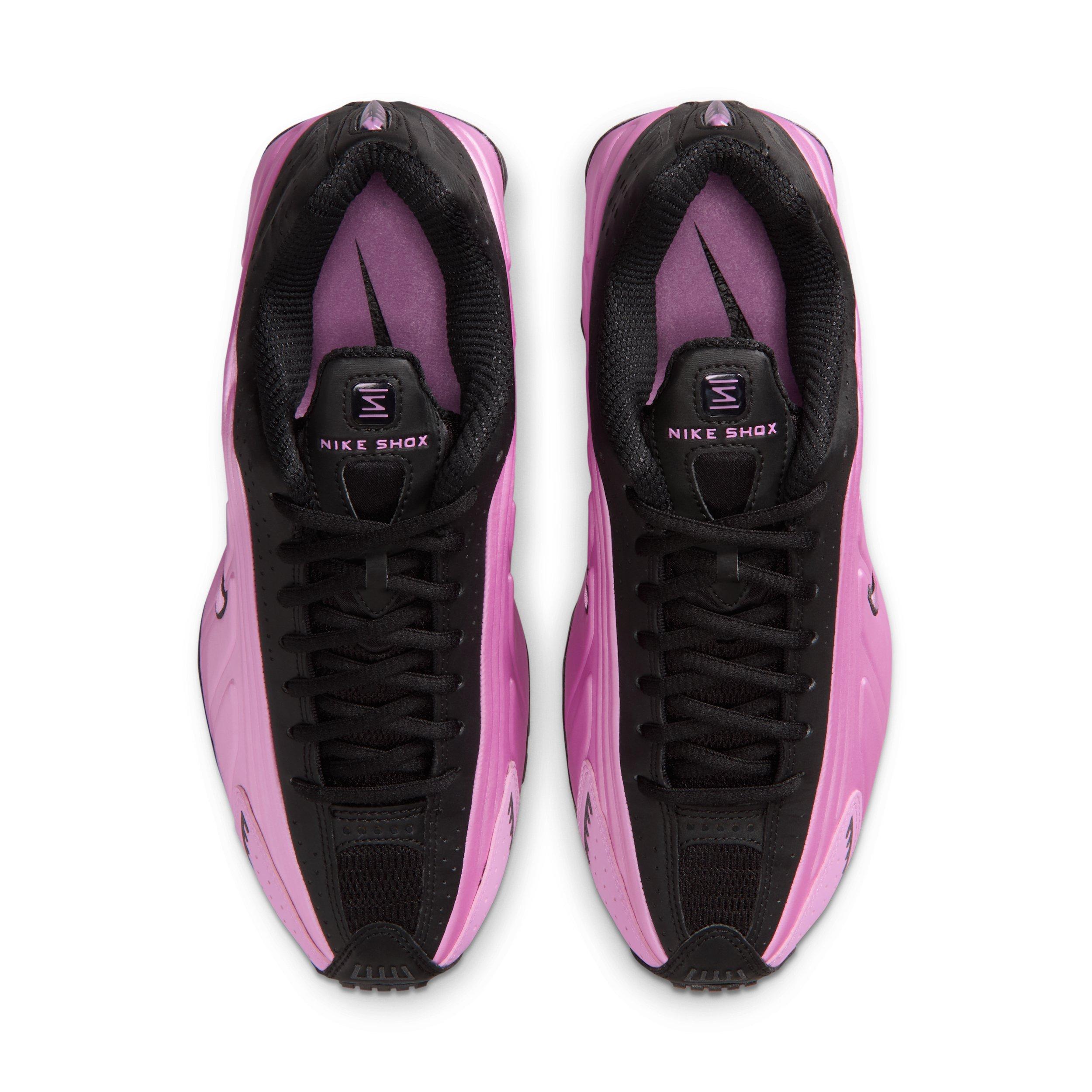 Nike Shox R4 "Black/Light Magenta" Women's Shoe - BLACK/PINK Thumbnail View 4