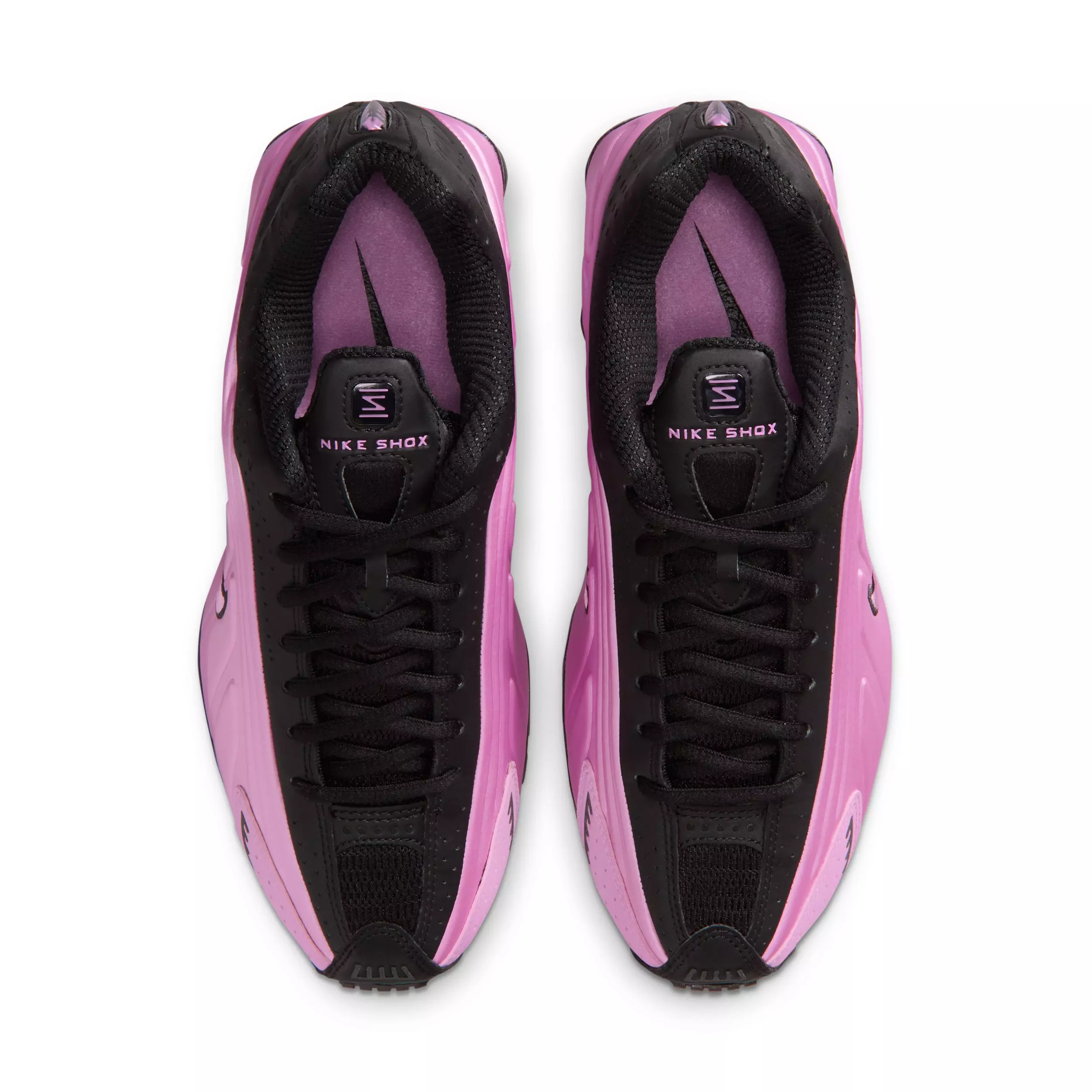 Nike Shox R4 "Black/Light Magenta" Women's Shoe - BLACK/PINK