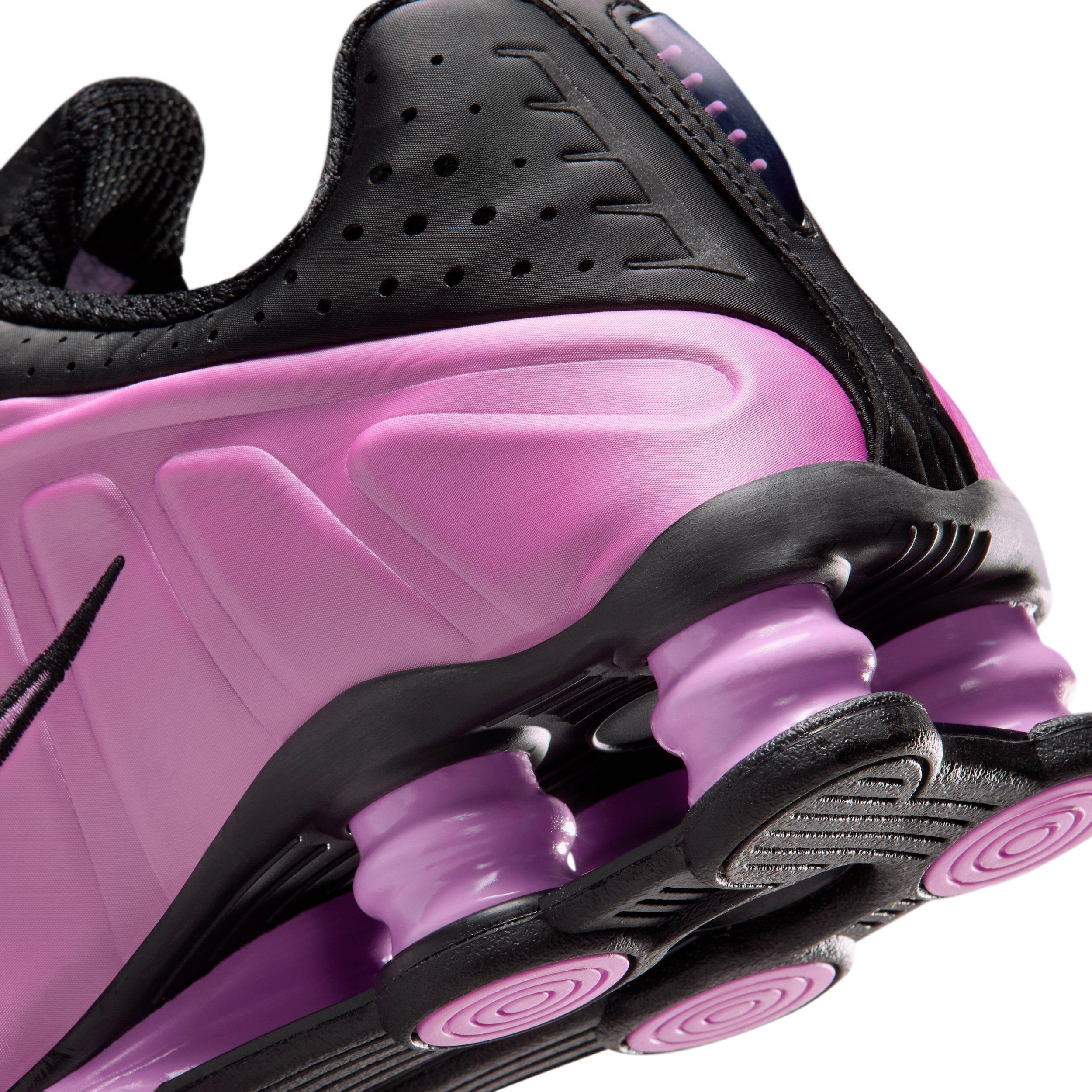 Nike Shox R4 "Black/Light Magenta" Women's Shoe - BLACK/PINK Thumbnail View 8