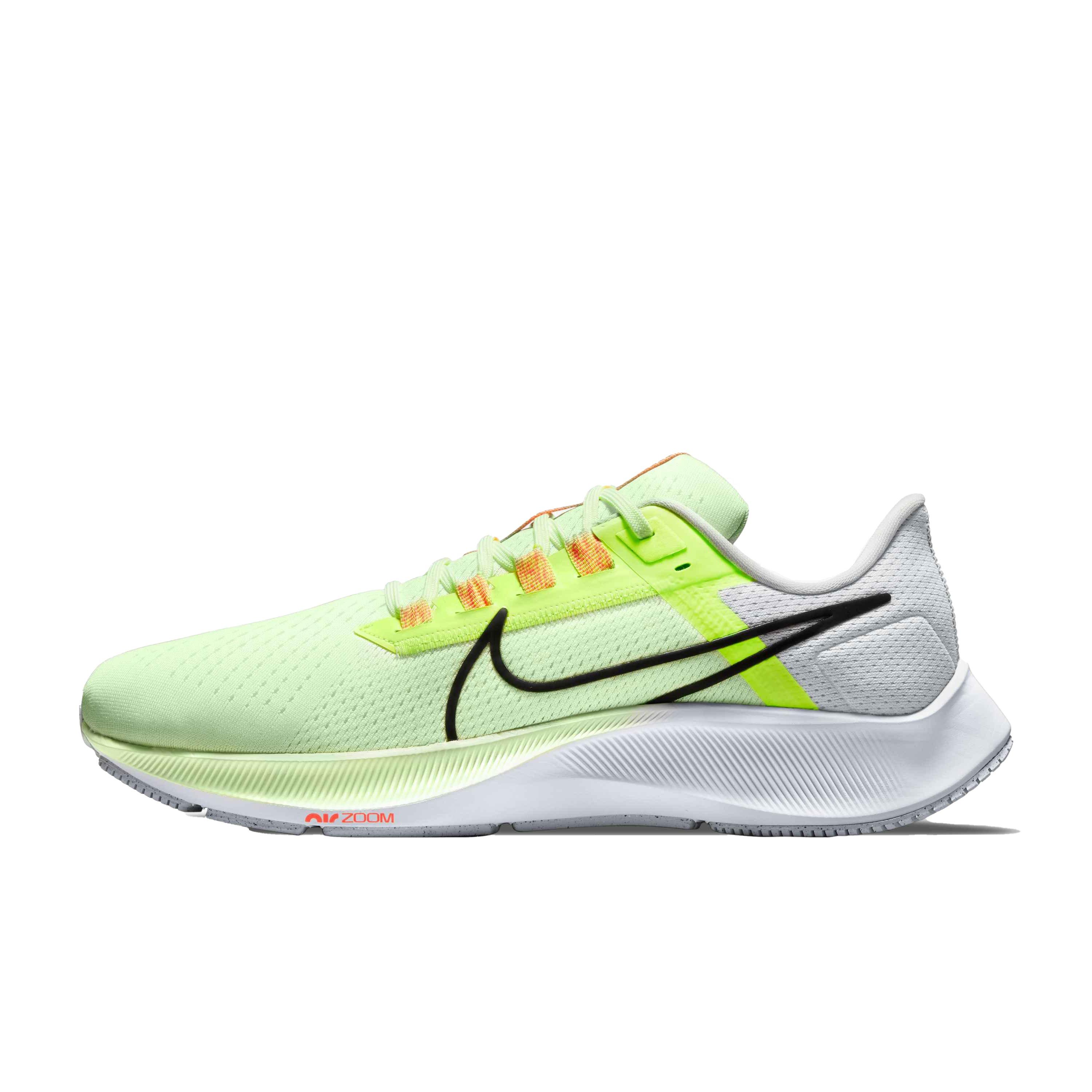 Nike Air Zoom Pegasus 38 "Barely Volt/Black/Volt/Photon Dust" Men's Running Shoe - YELLOW Thumbnail View 2