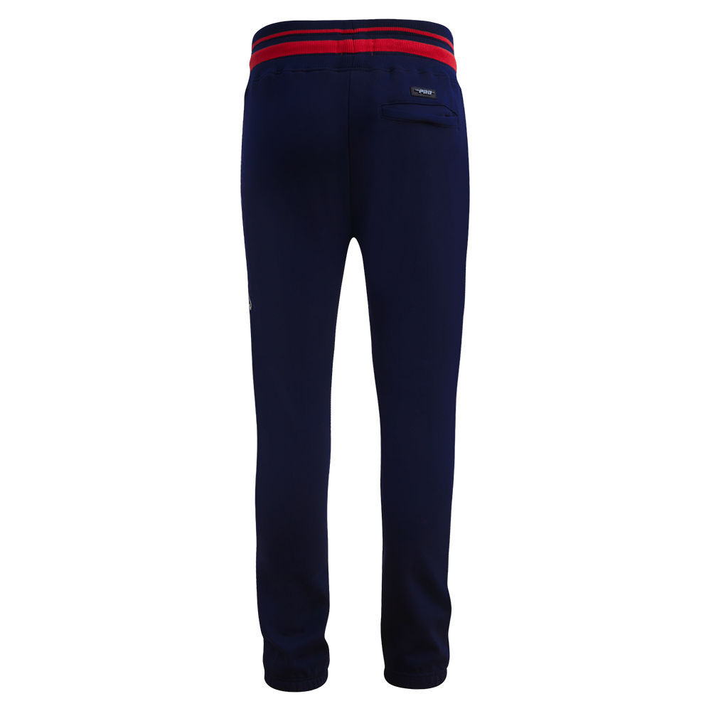 Pro Standard Men's MLB St. Louis Cardinals Retro Mashup Rib Sweatpants -Navy/Red - NAVY/RED Thumbnail View 2