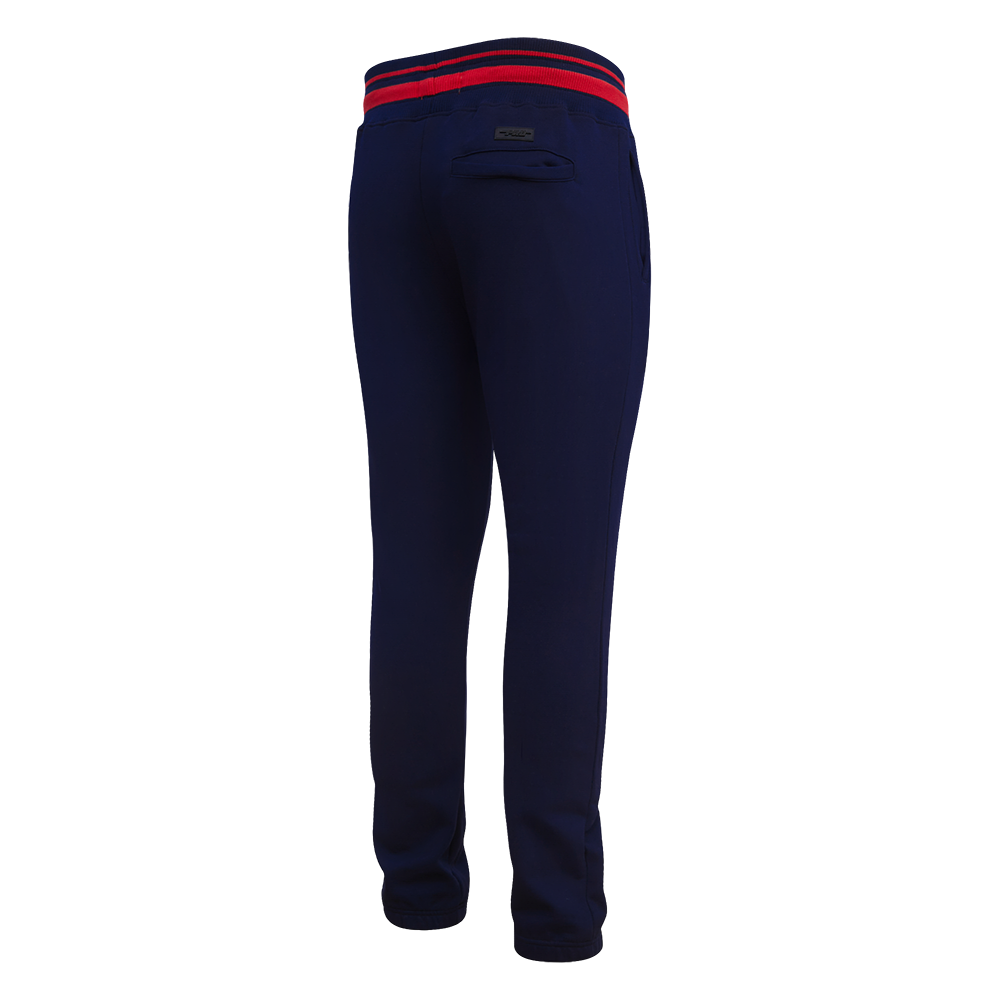 Pro Standard Men's MLB St. Louis Cardinals Retro Mashup Rib Sweatpants -Navy/Red - NAVY/RED Thumbnail View 4