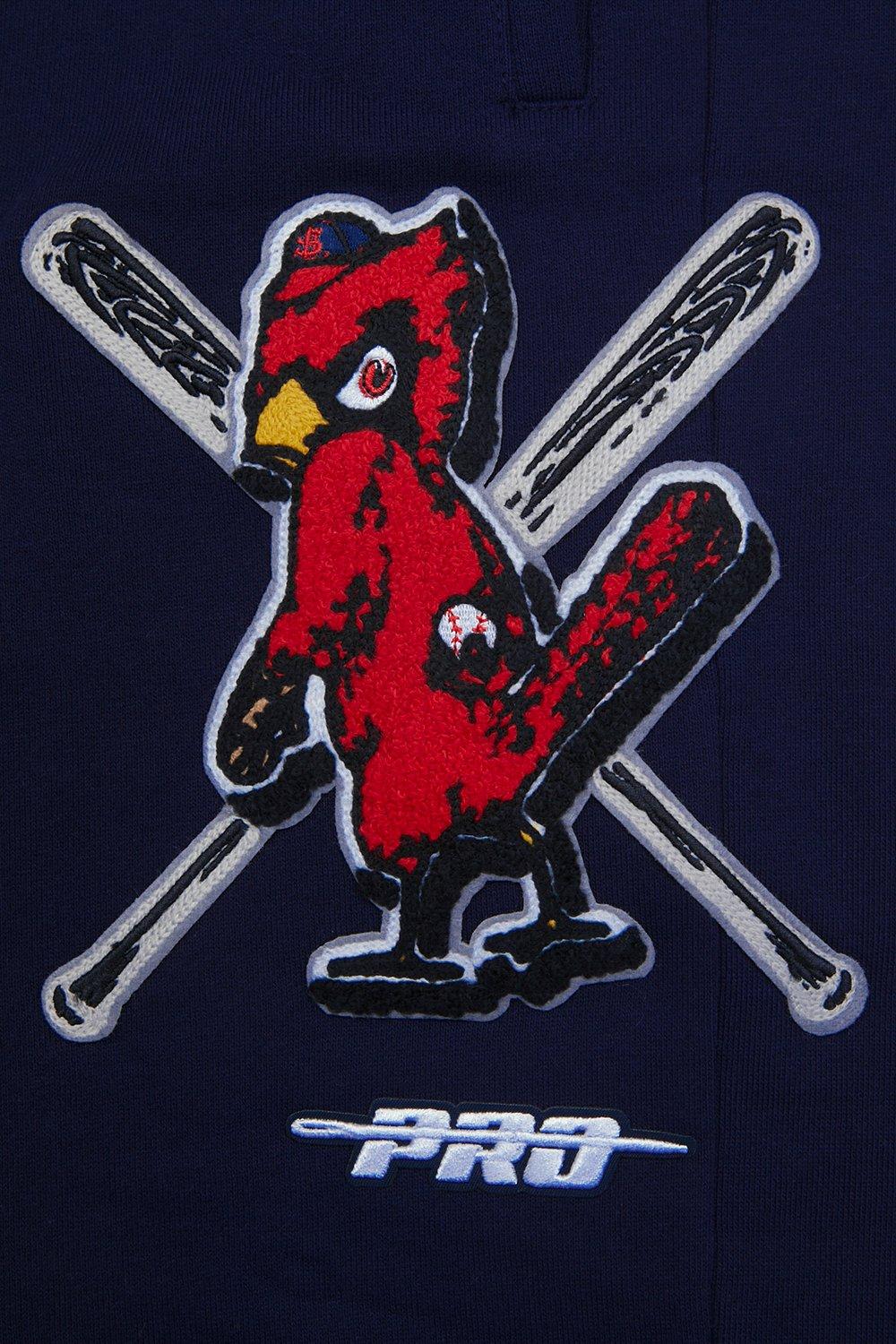 Pro Standard Men's MLB St. Louis Cardinals Retro Mashup Rib Sweatpants - Navy/Red - NAVY/RED Thumbnail View 5