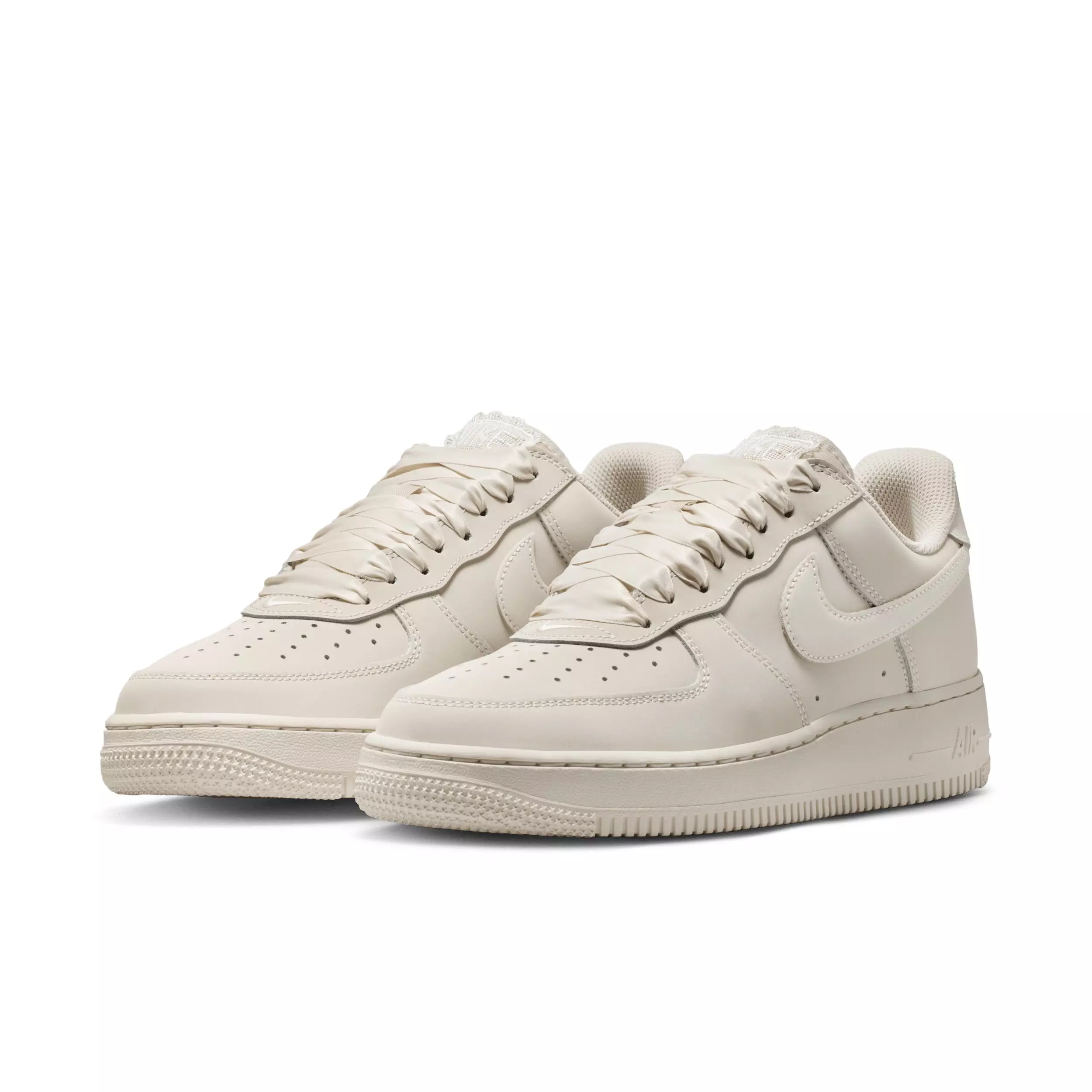 Nike Air Force 1 Retro Premium "Oatmeal/Oatmeal/Pale Ivory" Women's Shoe - OATMEAL/OATMEAL/IVORY