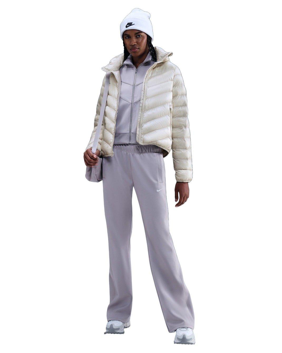 Nike Women's Sportswear Windpuffer Therma-FIT Hooded Puffer -Lt Bone - LT BONE Thumbnail View 5