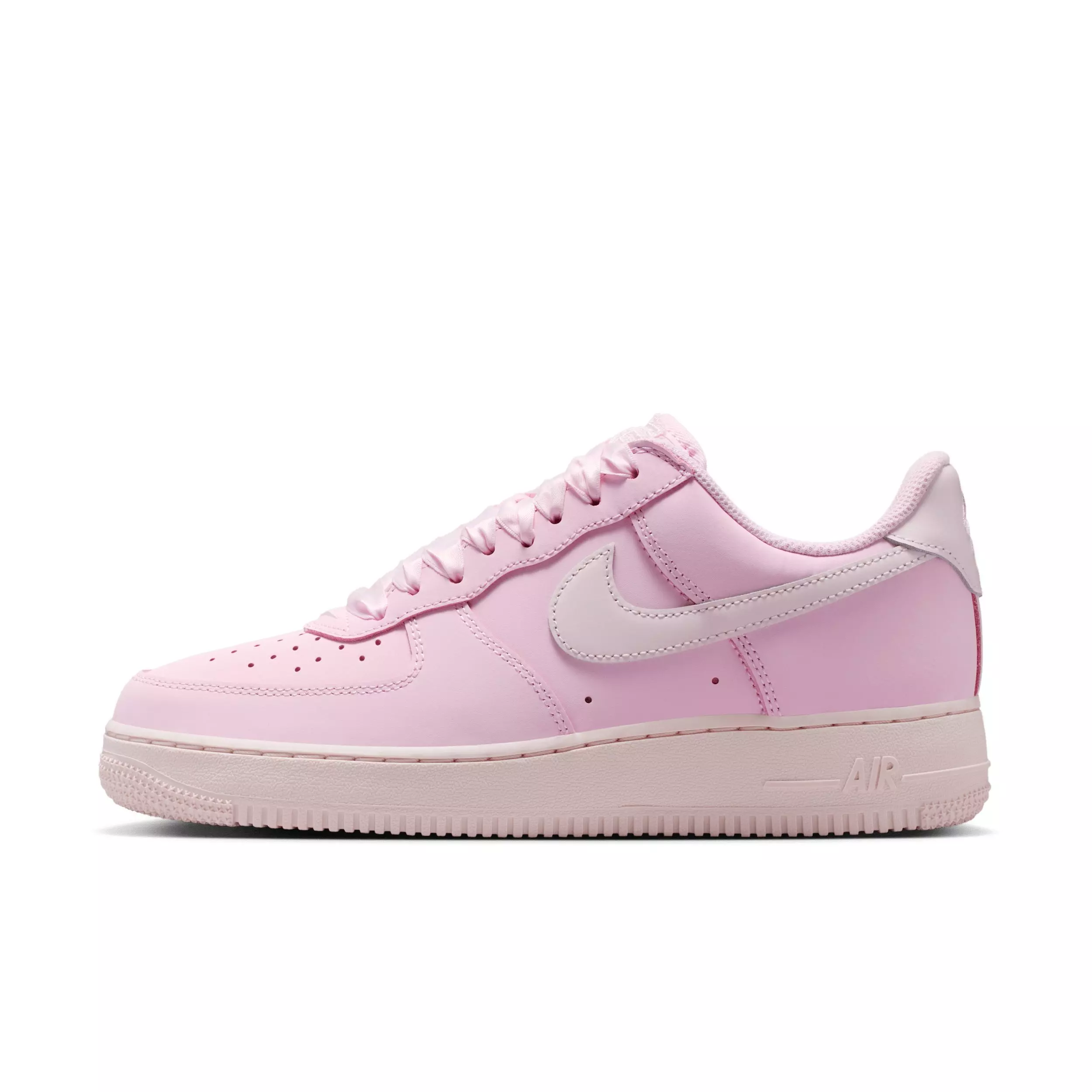 Nike Air Force 1 Retro Premium "Pink Foam/Pink Foam/Pearl Pink" Women's Shoe - PINK/PINK/PINK