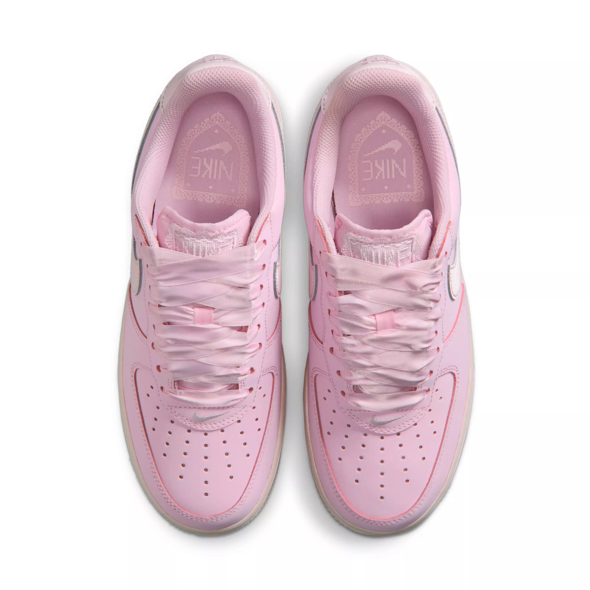 Nike Air Force 1 Retro Premium "Pink Foam/Pink Foam/Pearl Pink" Women's Shoe - PINK/PINK/PINK