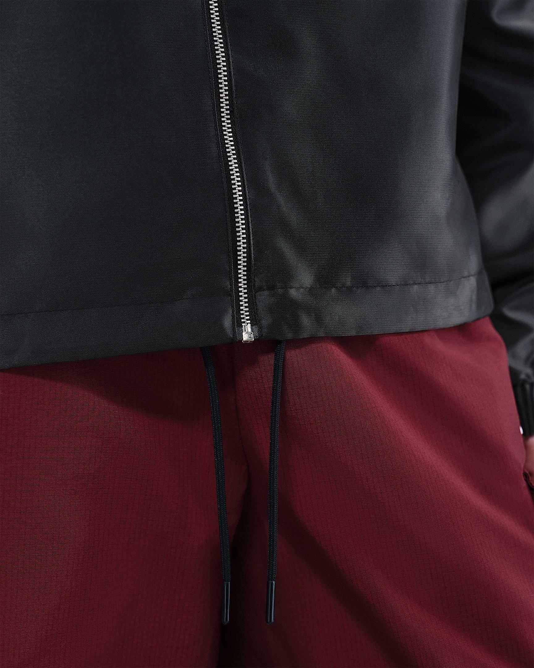 Nike Women's Sportswear Shine Windrunner Jacket - Black - BLACK Thumbnail View 4