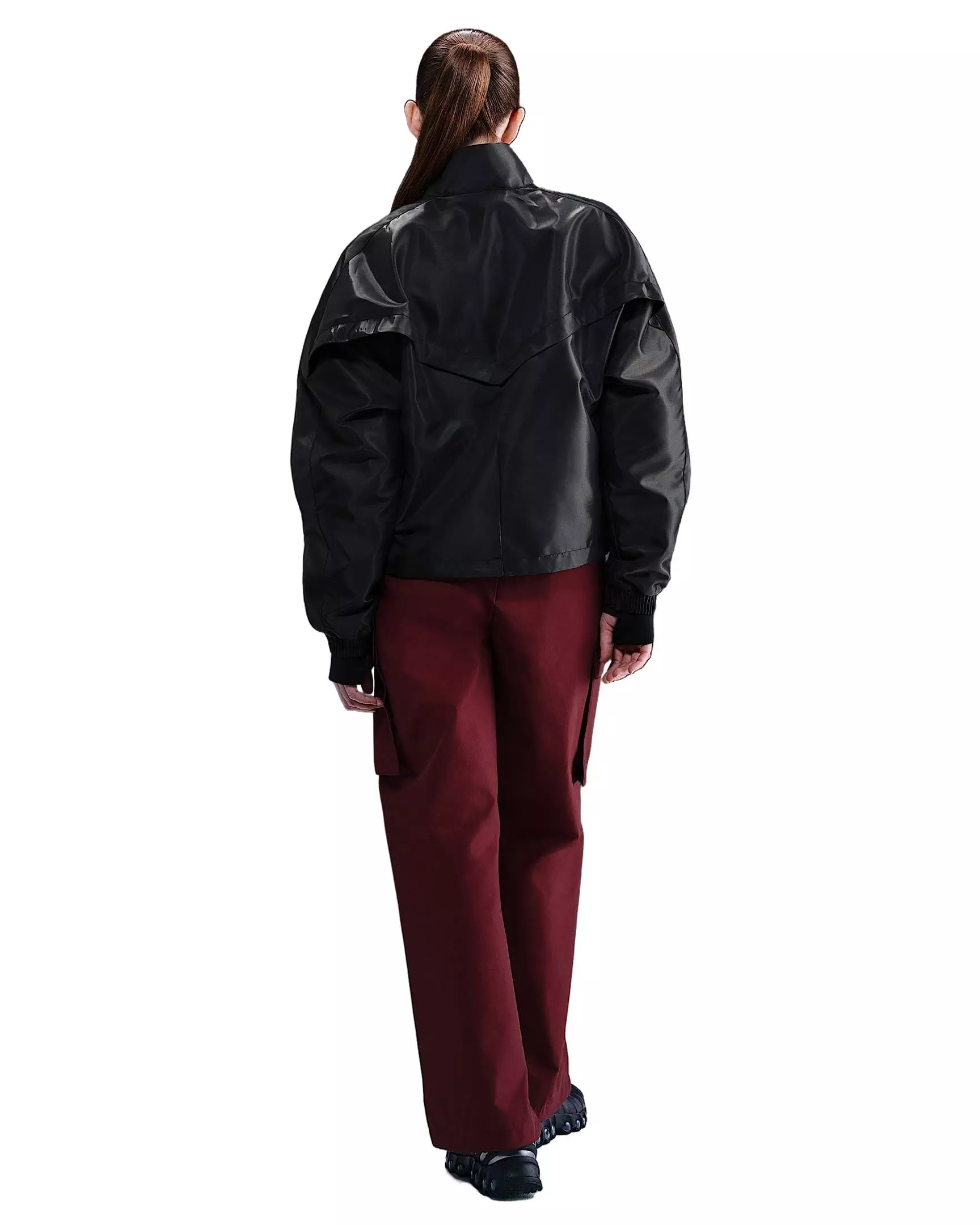 Nike Women's Sportswear Shine Windrunner Jacket - Black - BLACK