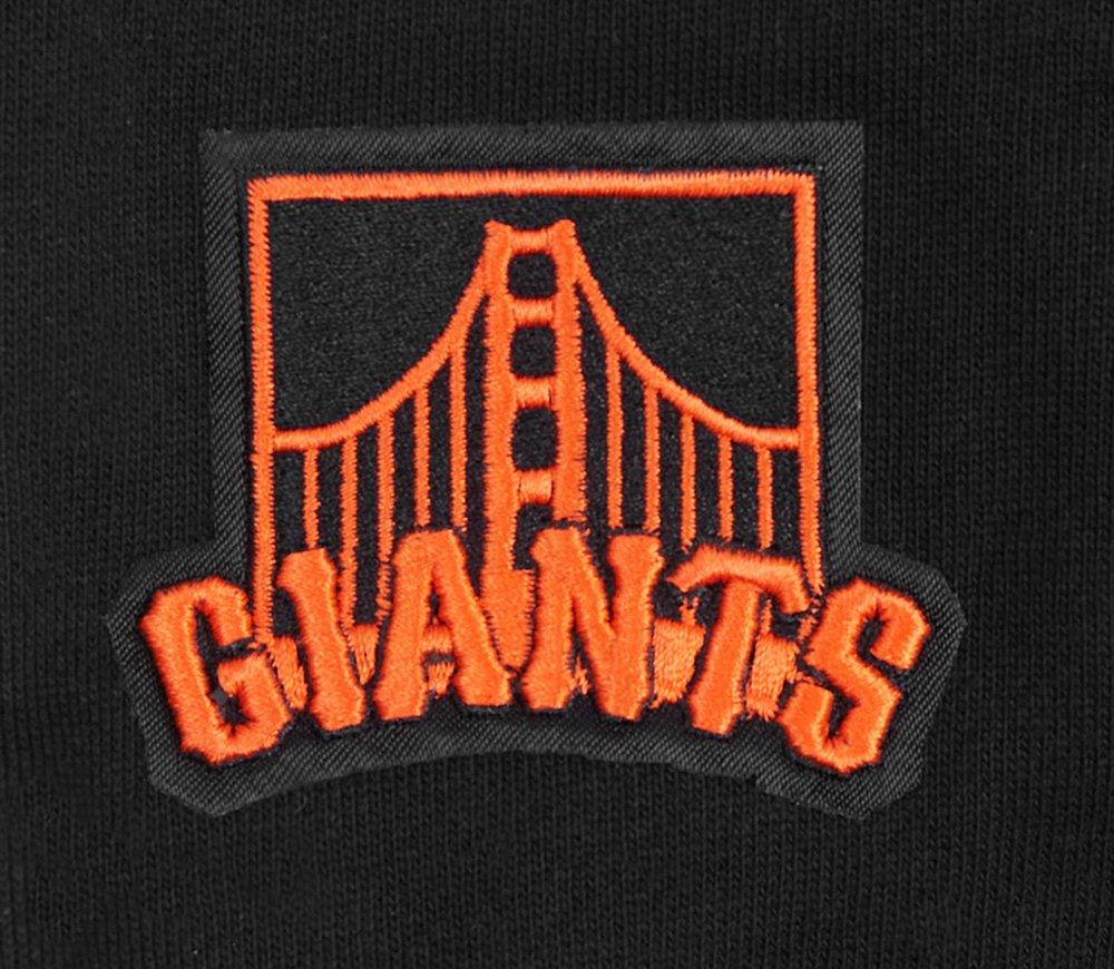 Pro Standard Men's MLB San Francisco Giants Mashup Rib Sweatpants - Black/Orange - BLACK/ORANGE Thumbnail View 6