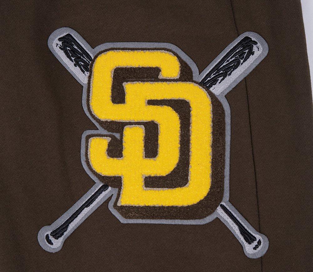 Pro Standard Men's MLB San Diego Padres Mashup Rib Sweatpants -Brown - BROWN Thumbnail View 5
