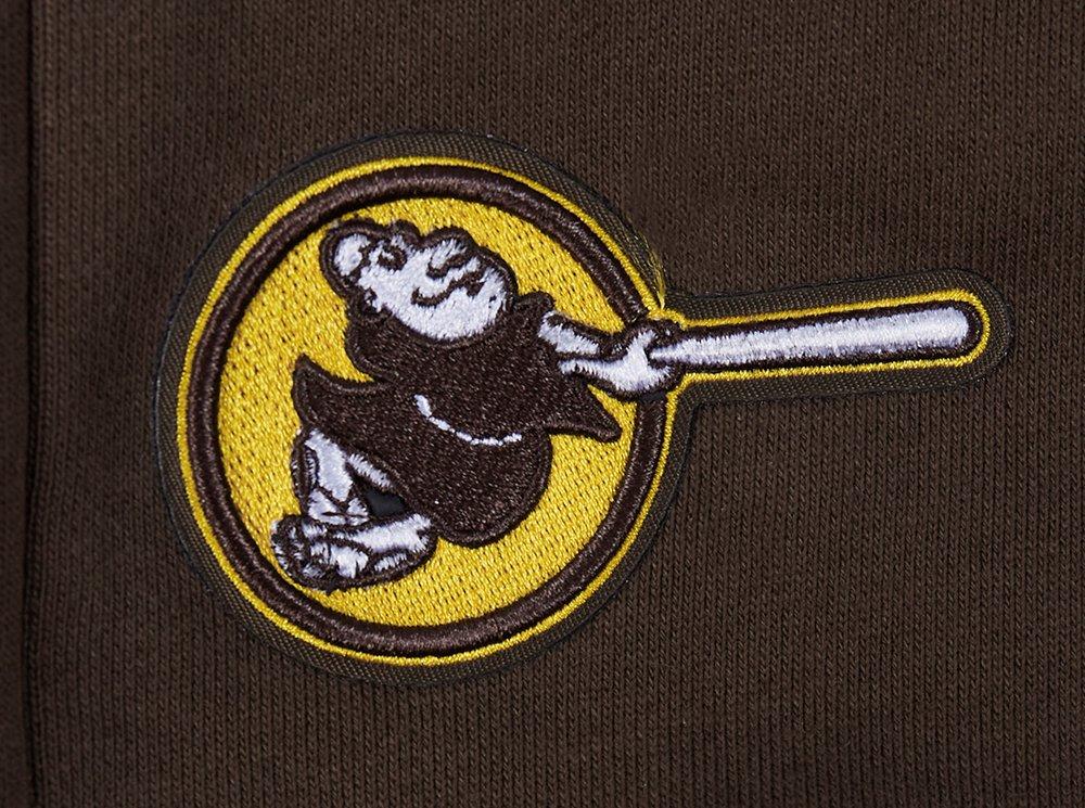 Pro Standard Men's MLB San Diego Padres Mashup Rib Sweatpants - Brown - BROWN Thumbnail View 6