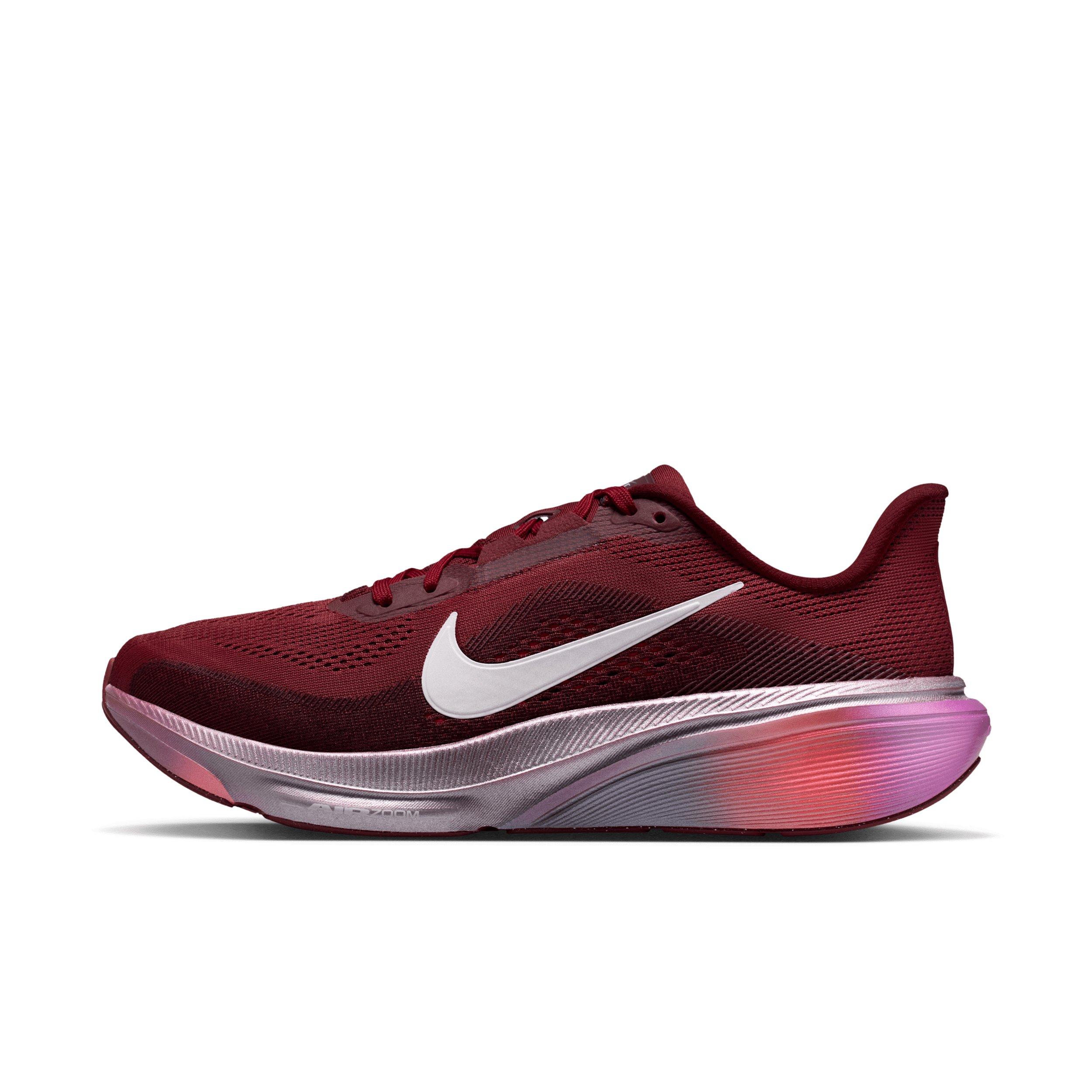 Nike Pegasus 42 SE "Team Red/Atomic Pink/Bordeaux/Barely Green" Women's Running Shoe - RED/PINK Thumbnail View 2