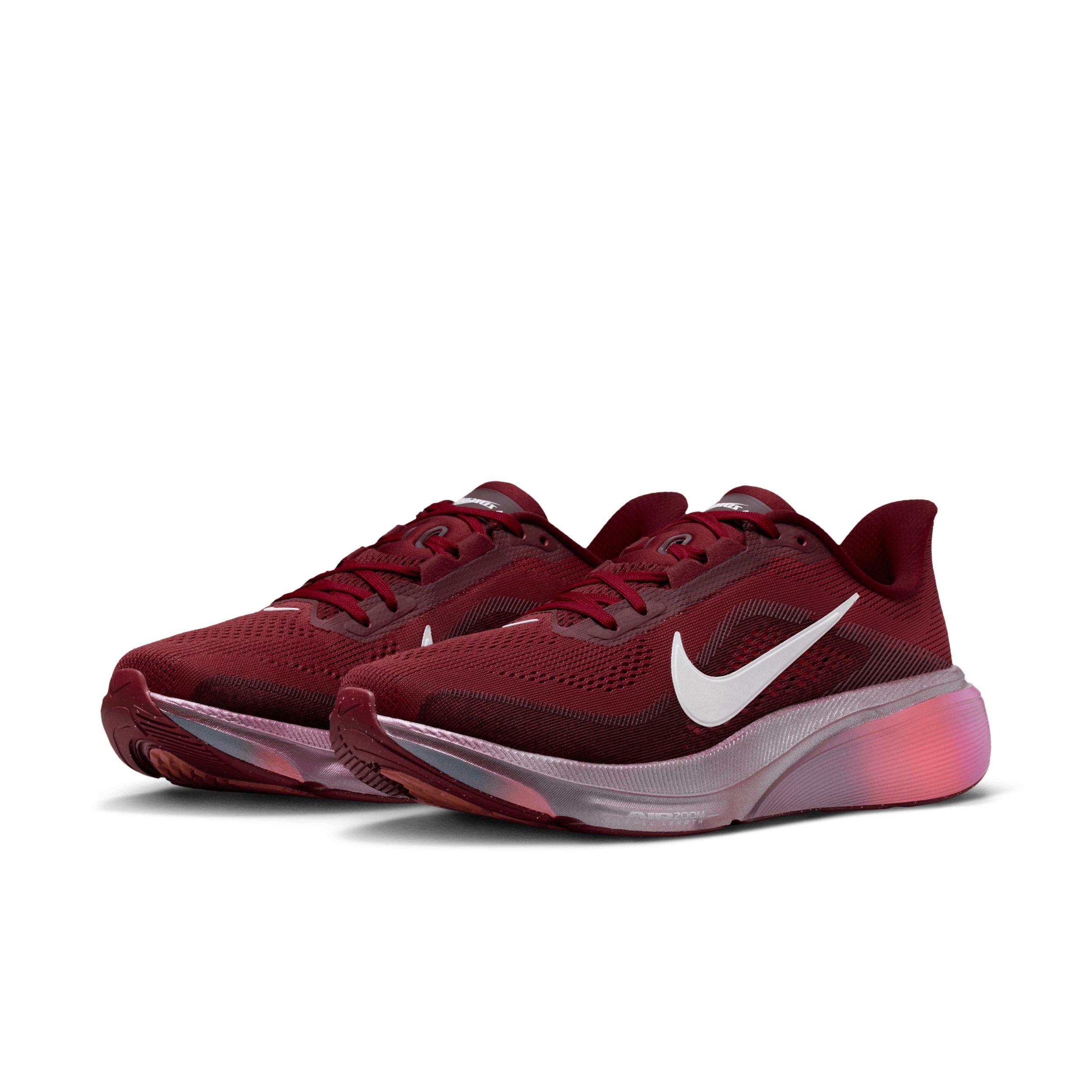 Nike Pegasus 42 SE "Team Red/Atomic Pink/Bordeaux/Barely Green" Women's Running Shoe - RED/PINK Thumbnail View 3