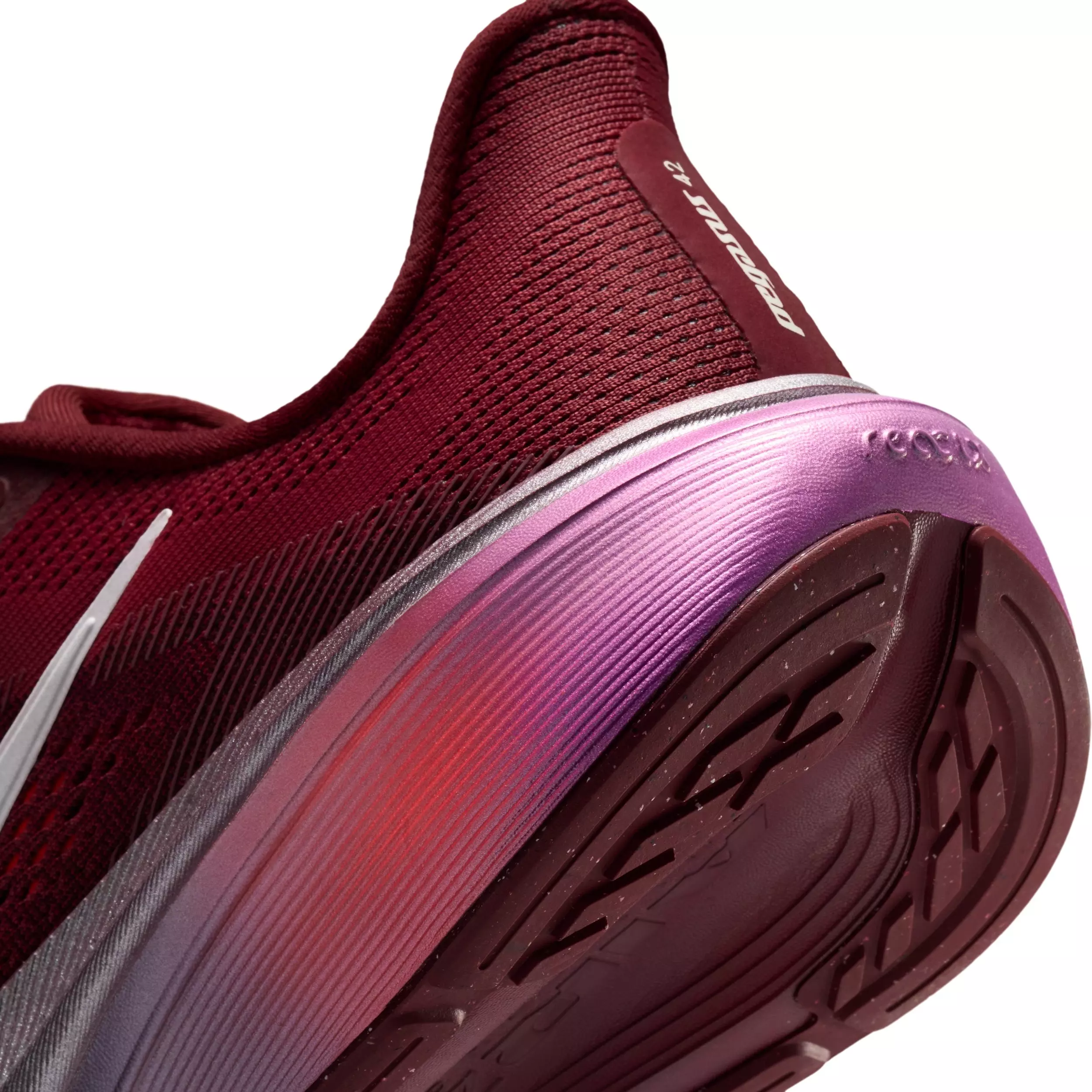 Nike Pegasus 42 SE "Team Red/Atomic Pink/Bordeaux/Barely Green" Women's Running Shoe - RED/PINK