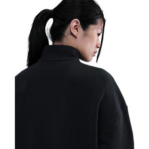 Nike Women's Sportswear Club Fleece Loose Track Jacket -Black/White