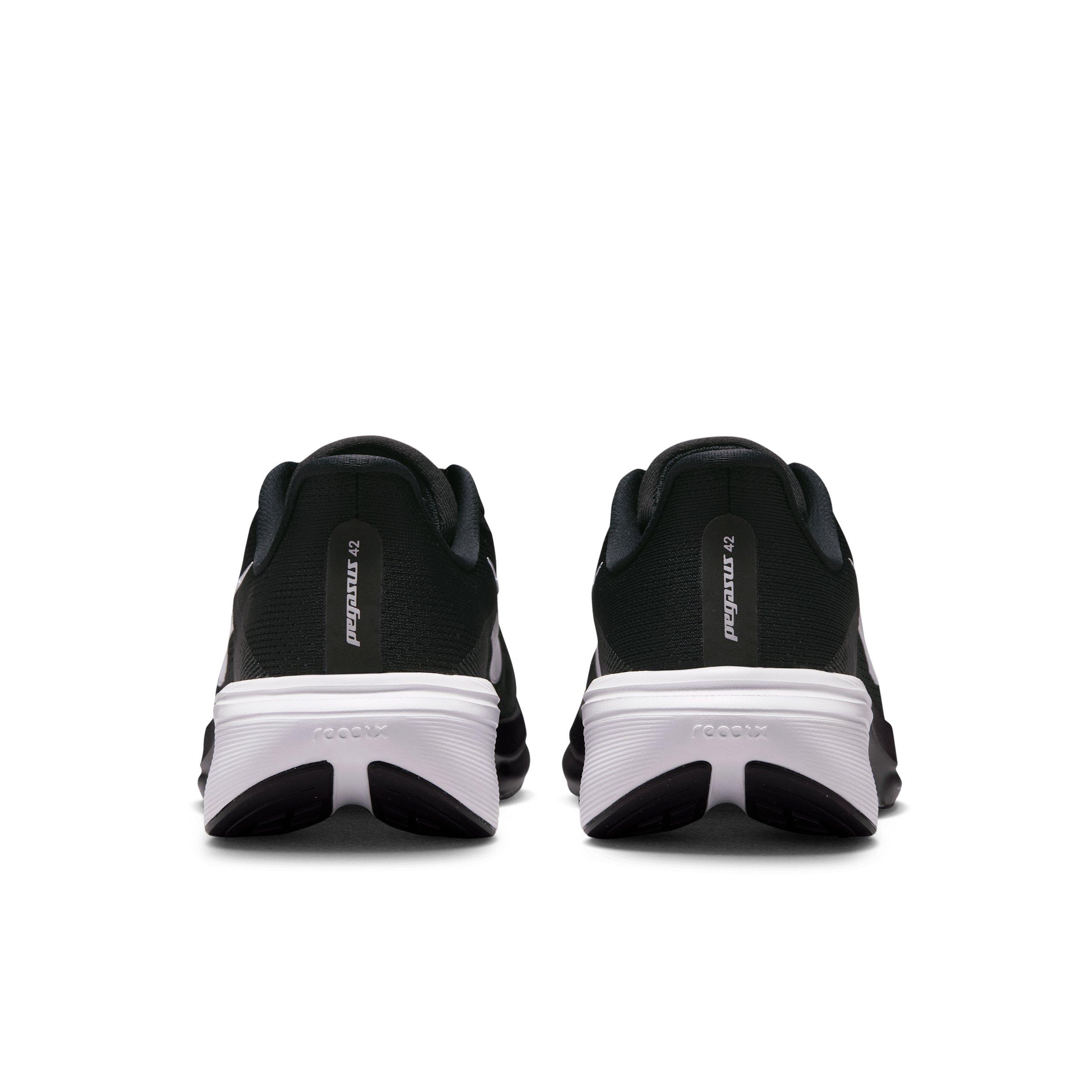 Nike Pegasus 42 "Black/Iron Grey/White" Women's Wide Running Shoe - BLACK/GREY/WHITE Thumbnail View 5